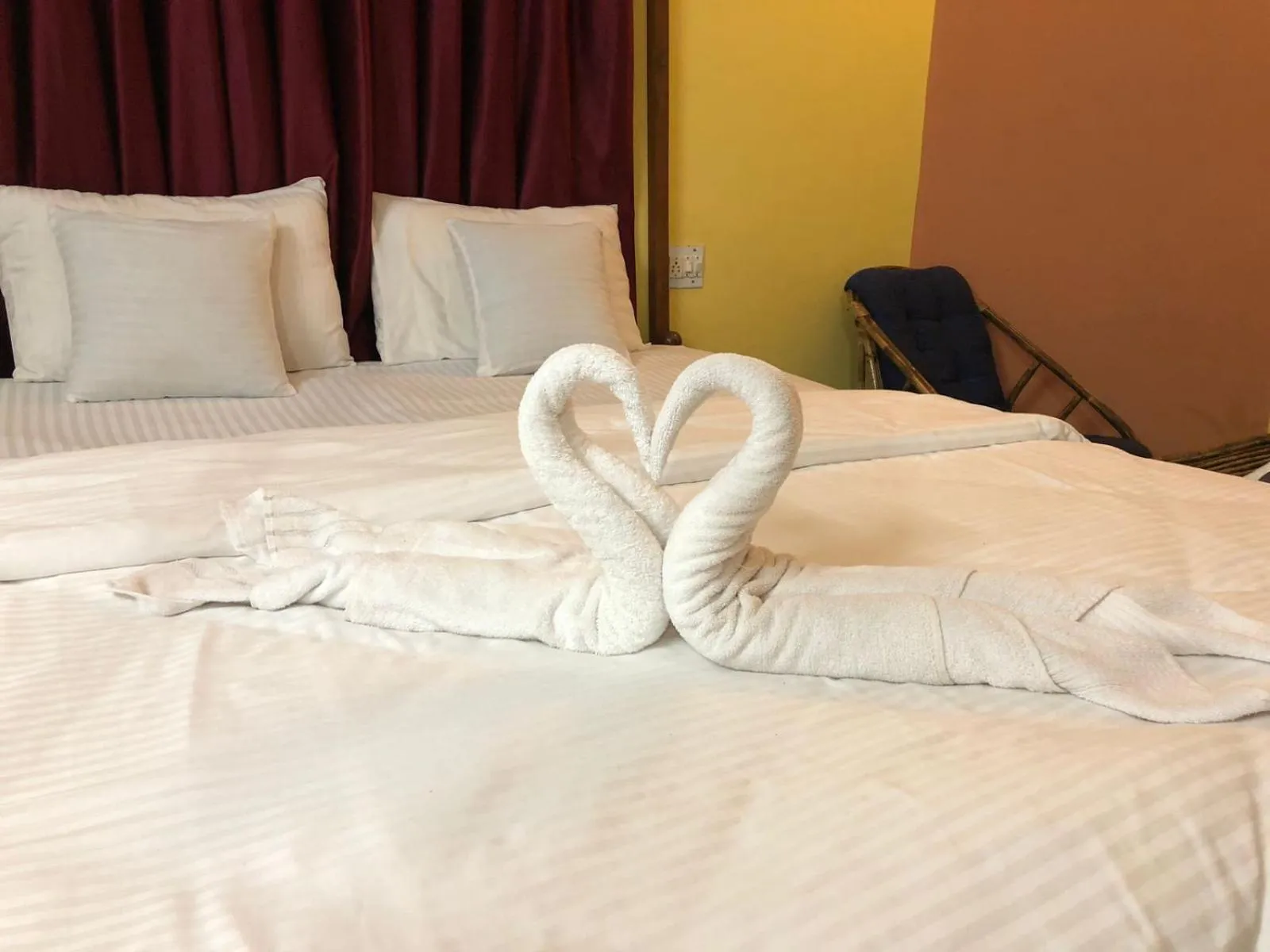 Bed in Nature Inn Cottages