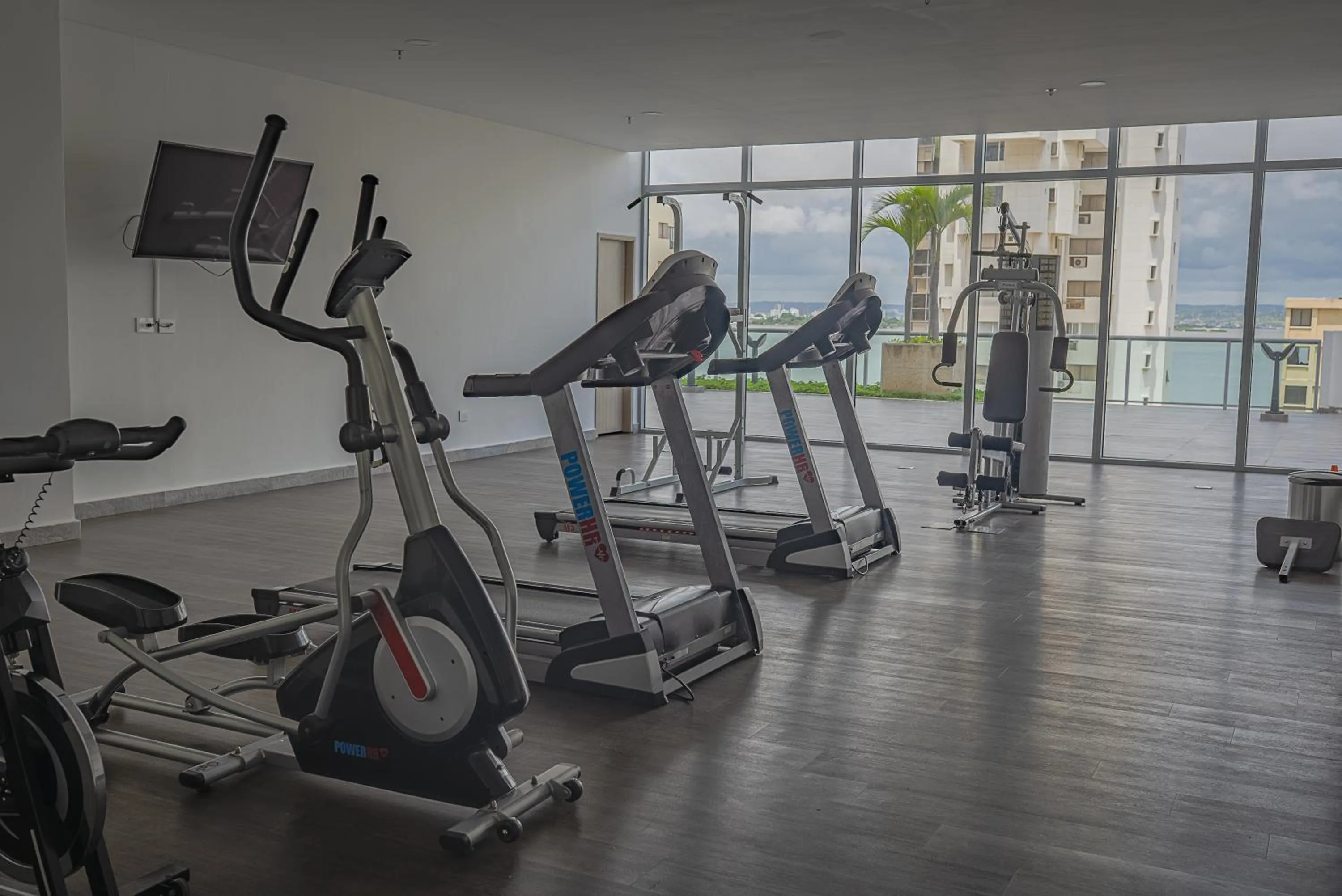 Fitness centre/facilities in Lujoso Apartamento en Bocagrande