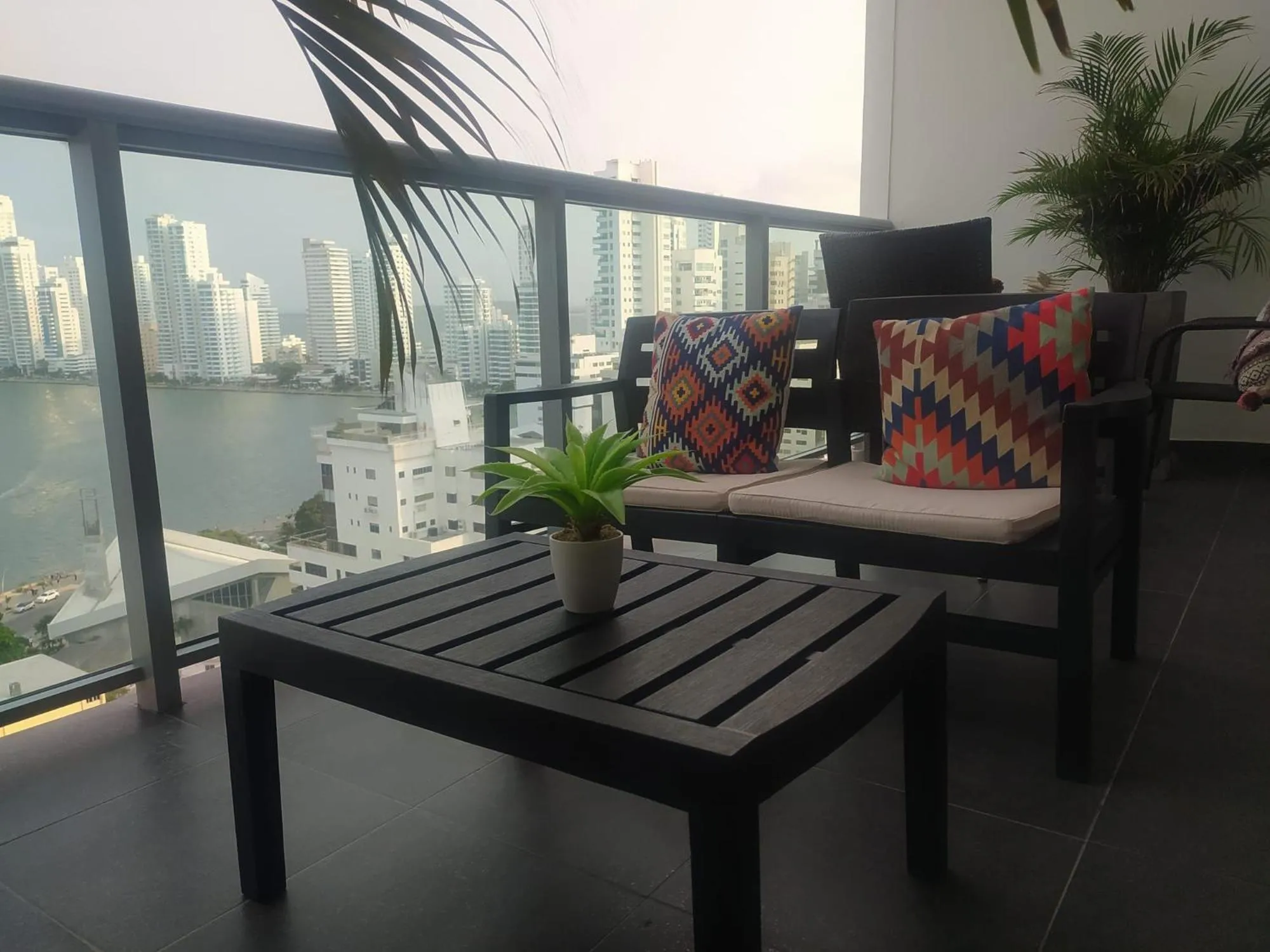 Balcony/Terrace in Lujoso Apartamento en Bocagrande