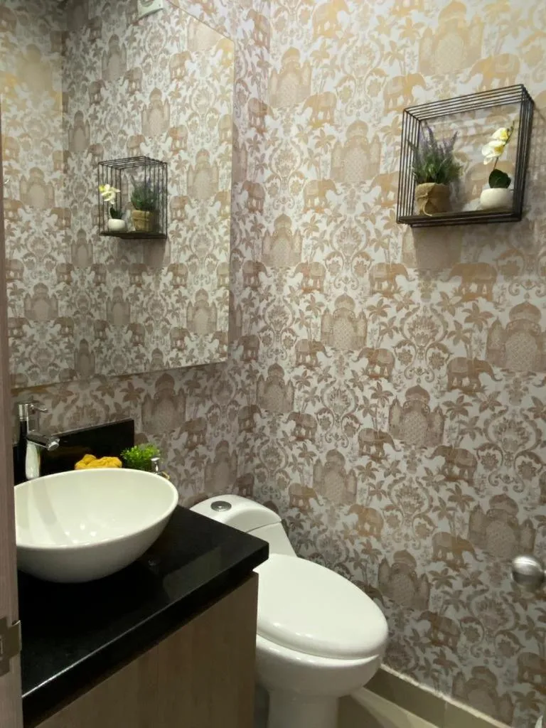 Bathroom in Lujoso Apartamento en Bocagrande