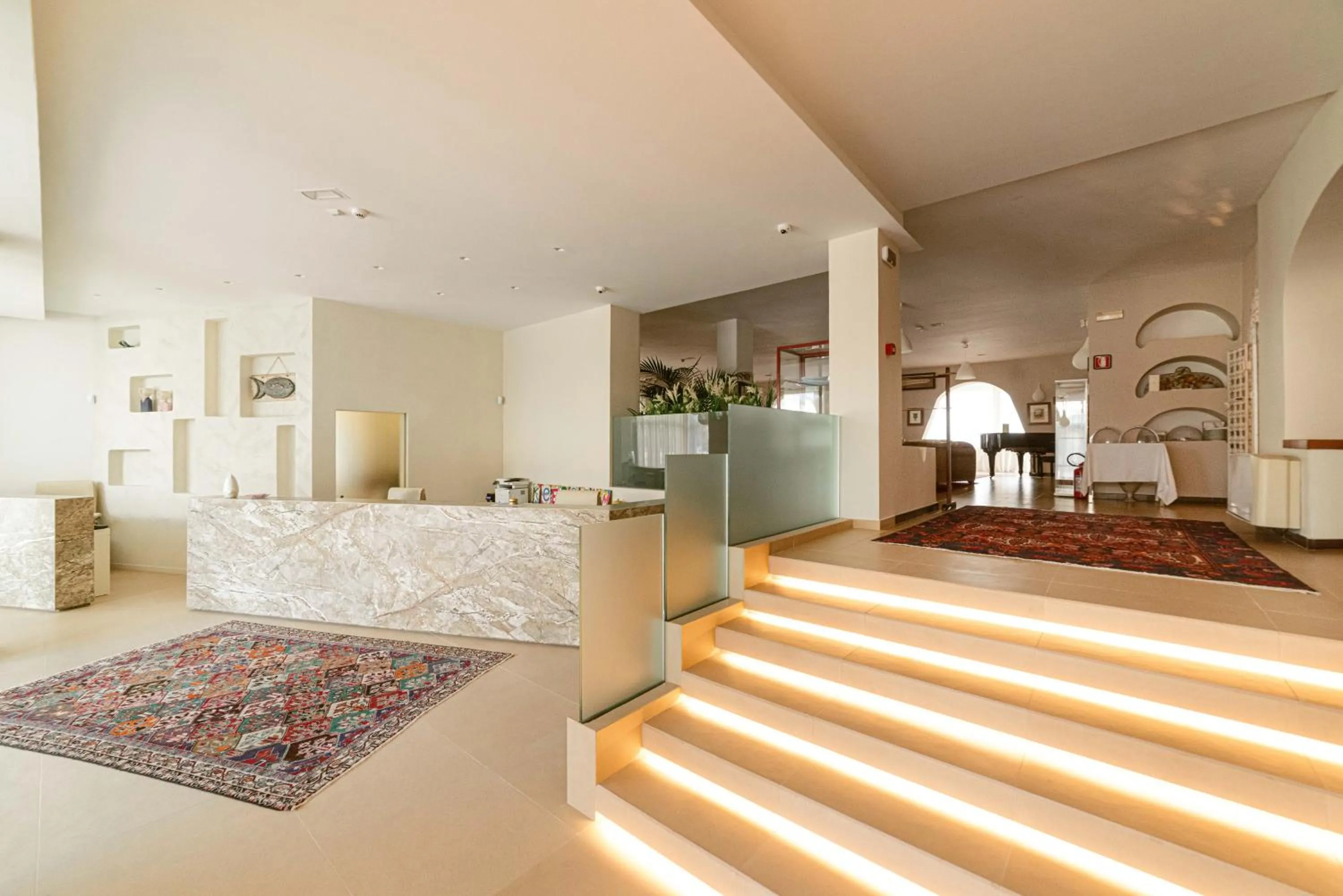 Lobby or reception in Hotel Degli Aranci