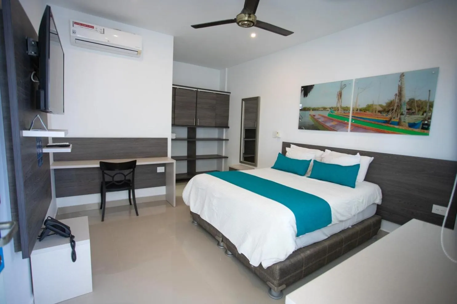 Bedroom, Bed in Hotel Poblado Coveñas