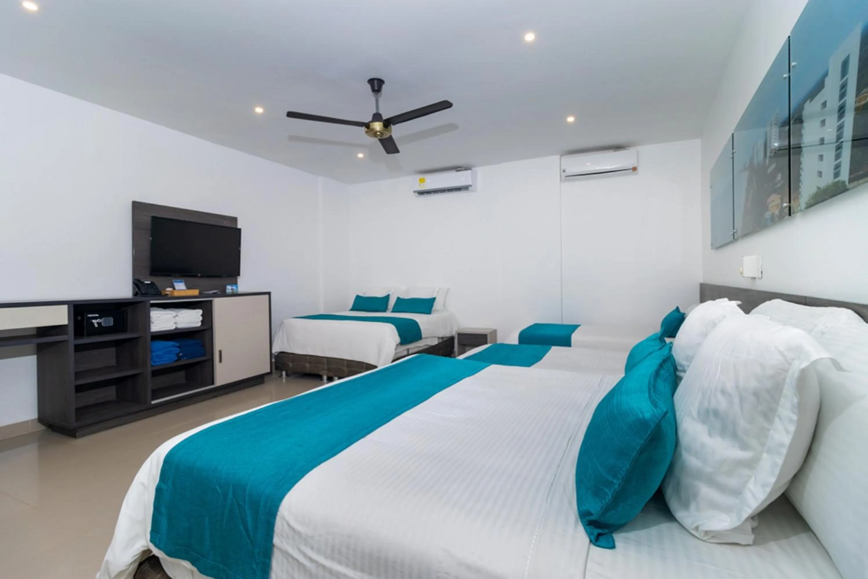 Bedroom, Bed in Hotel Poblado Coveñas