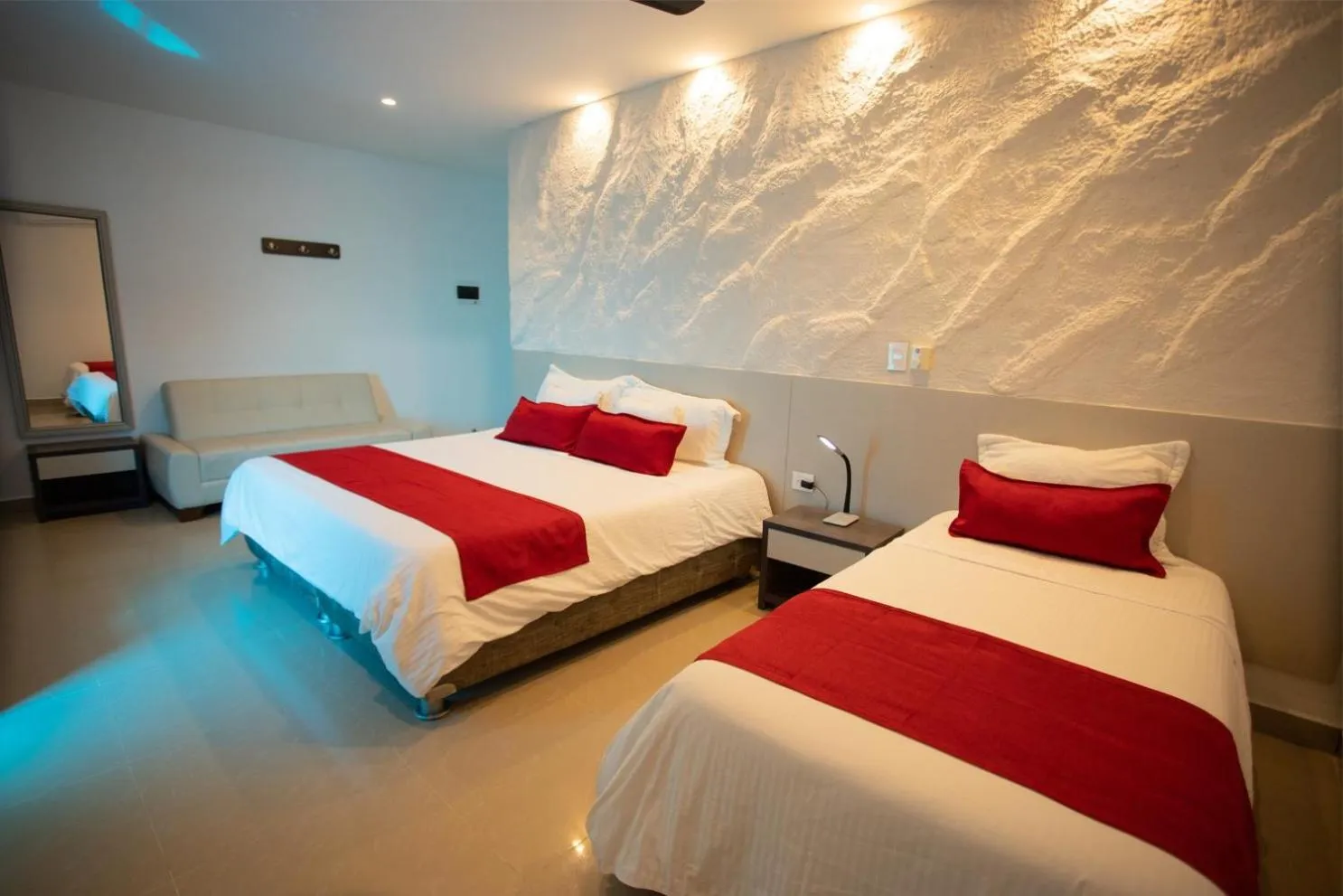 Bedroom, Bed in Hotel Poblado Coveñas