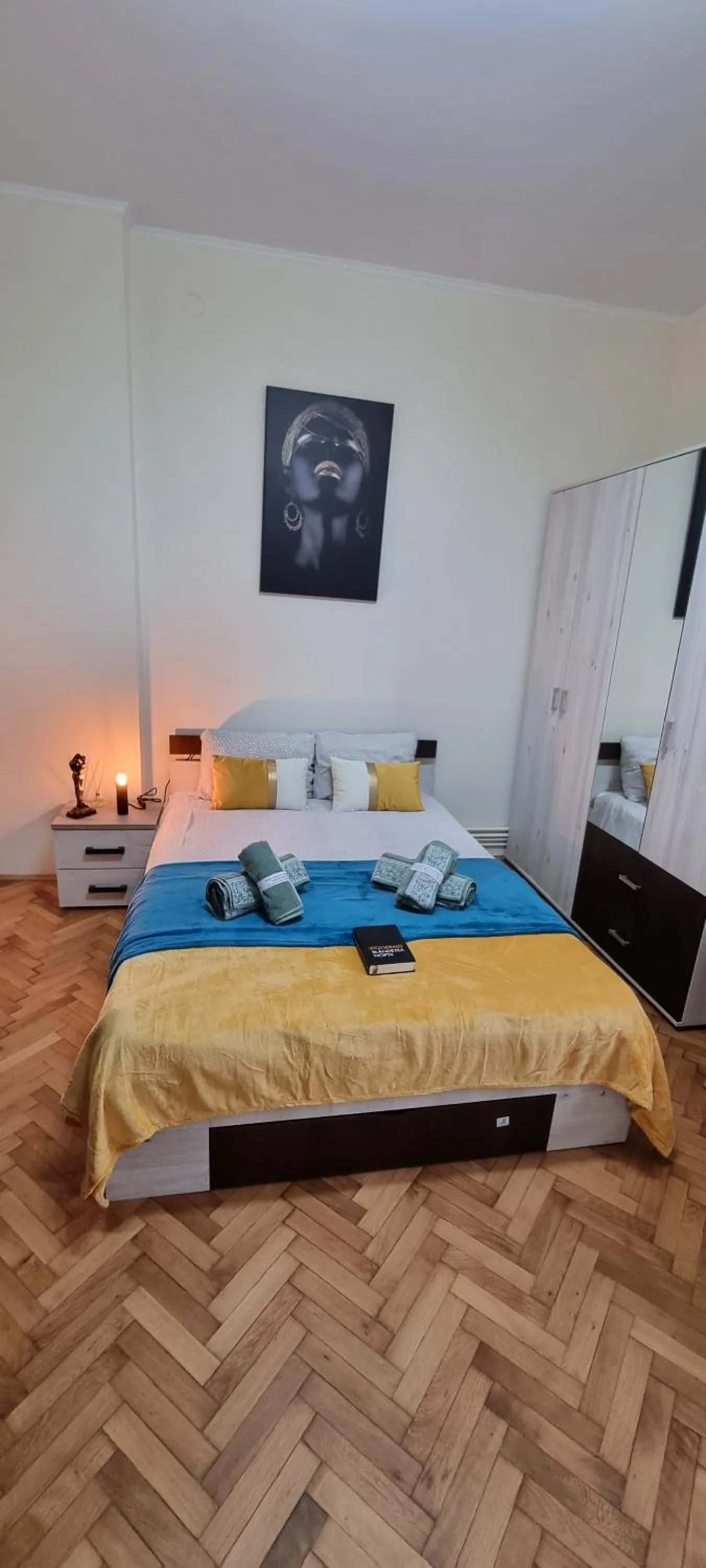 Bed in Happy Mood Apartments