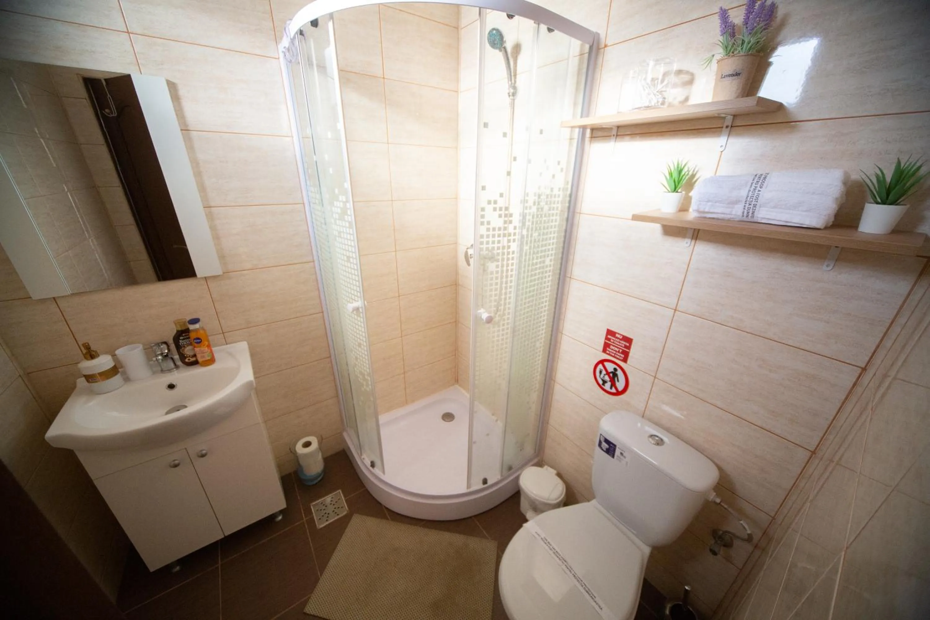 Shower in Happy Mood Apartments