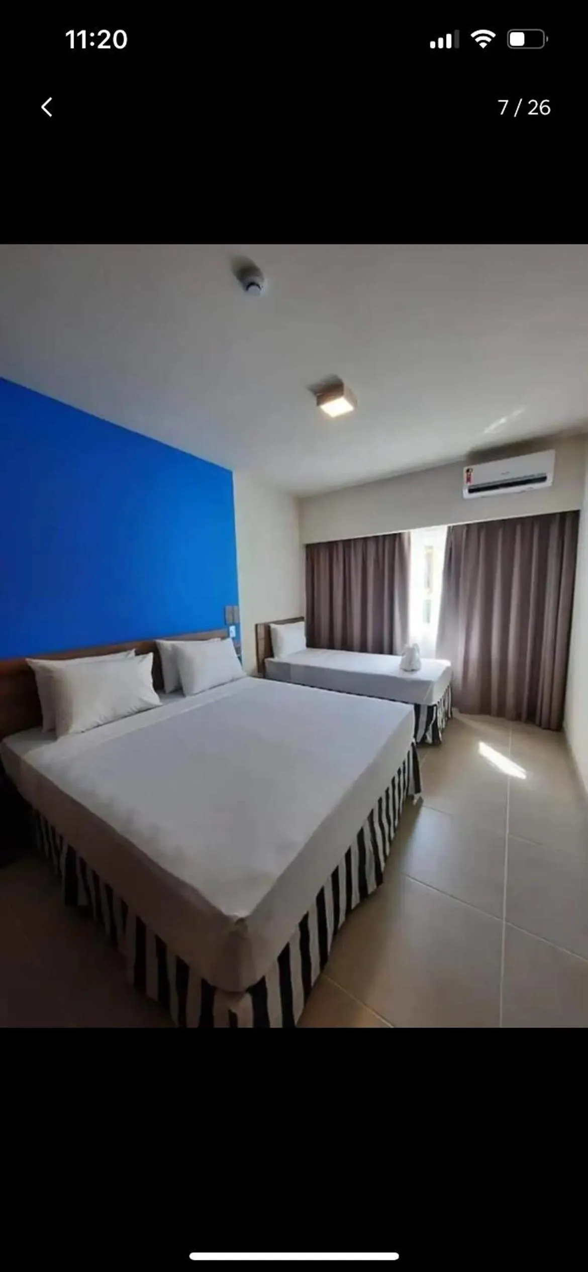 Bedroom in Ondas praia resort