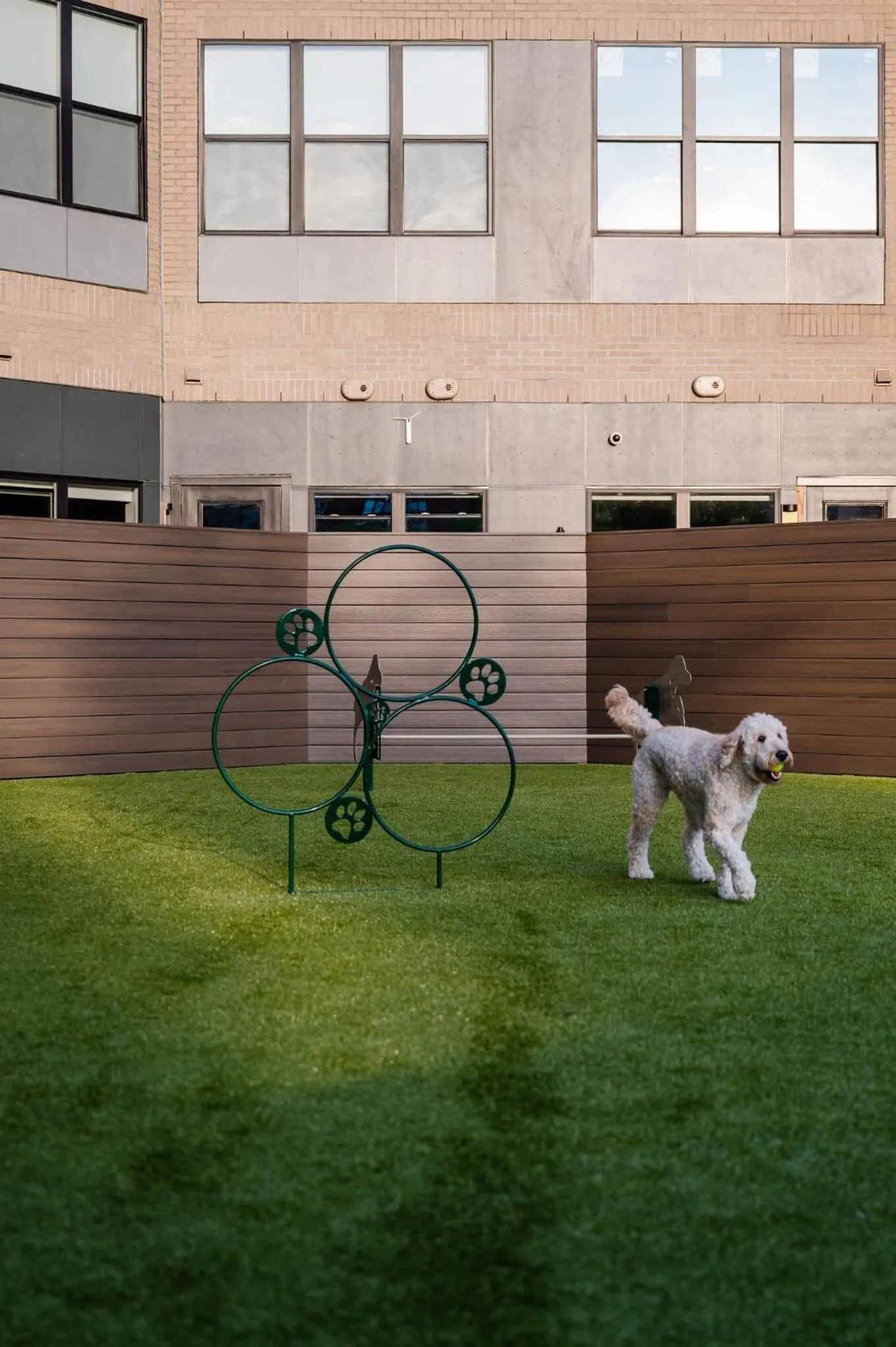 Garden in Luxury Apartments by Hyatus at Pierpont