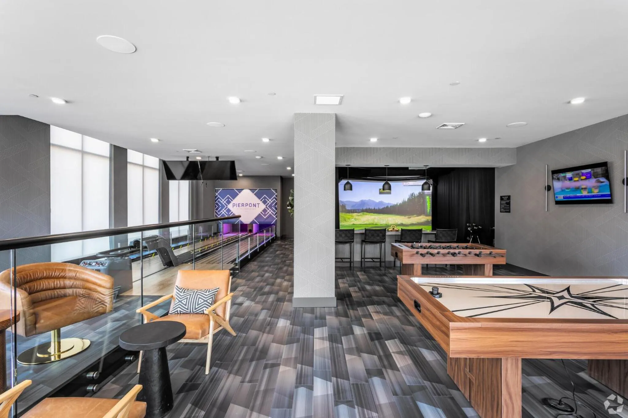Game Room in Luxury Apartments by Hyatus at Pierpont