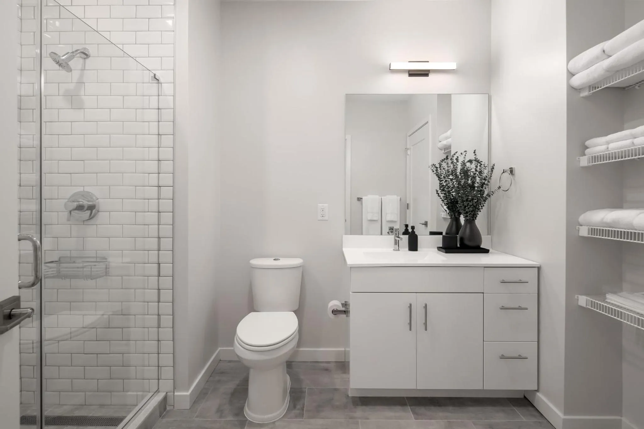 Toilet in Luxury Apartments by Hyatus at Pierpont