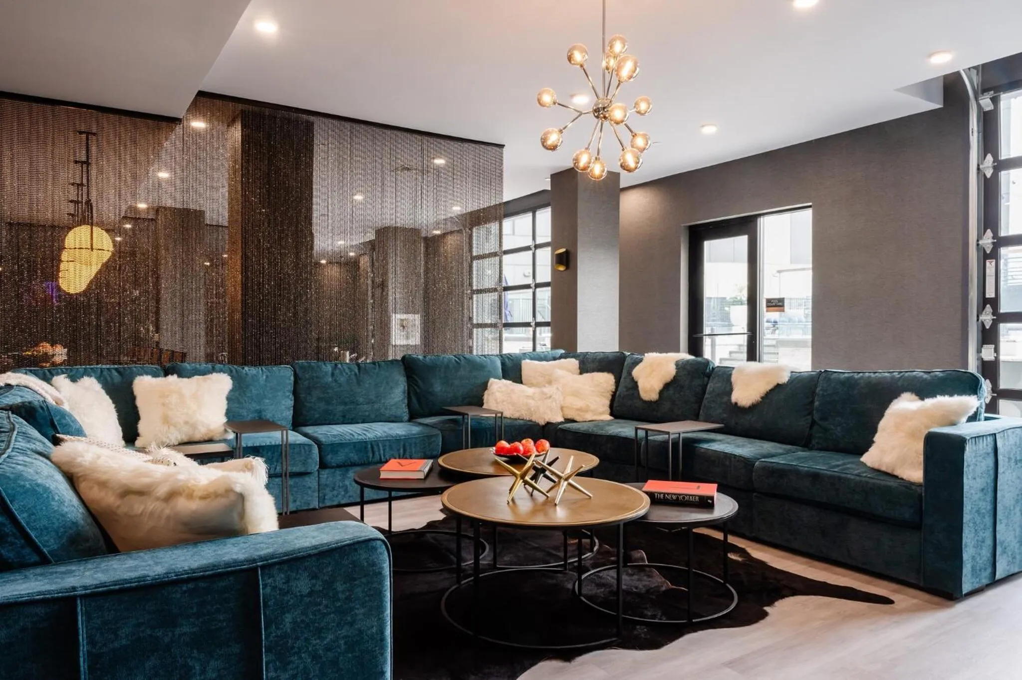 Communal lounge/ TV room in Luxury Apartments by Hyatus at Pierpont