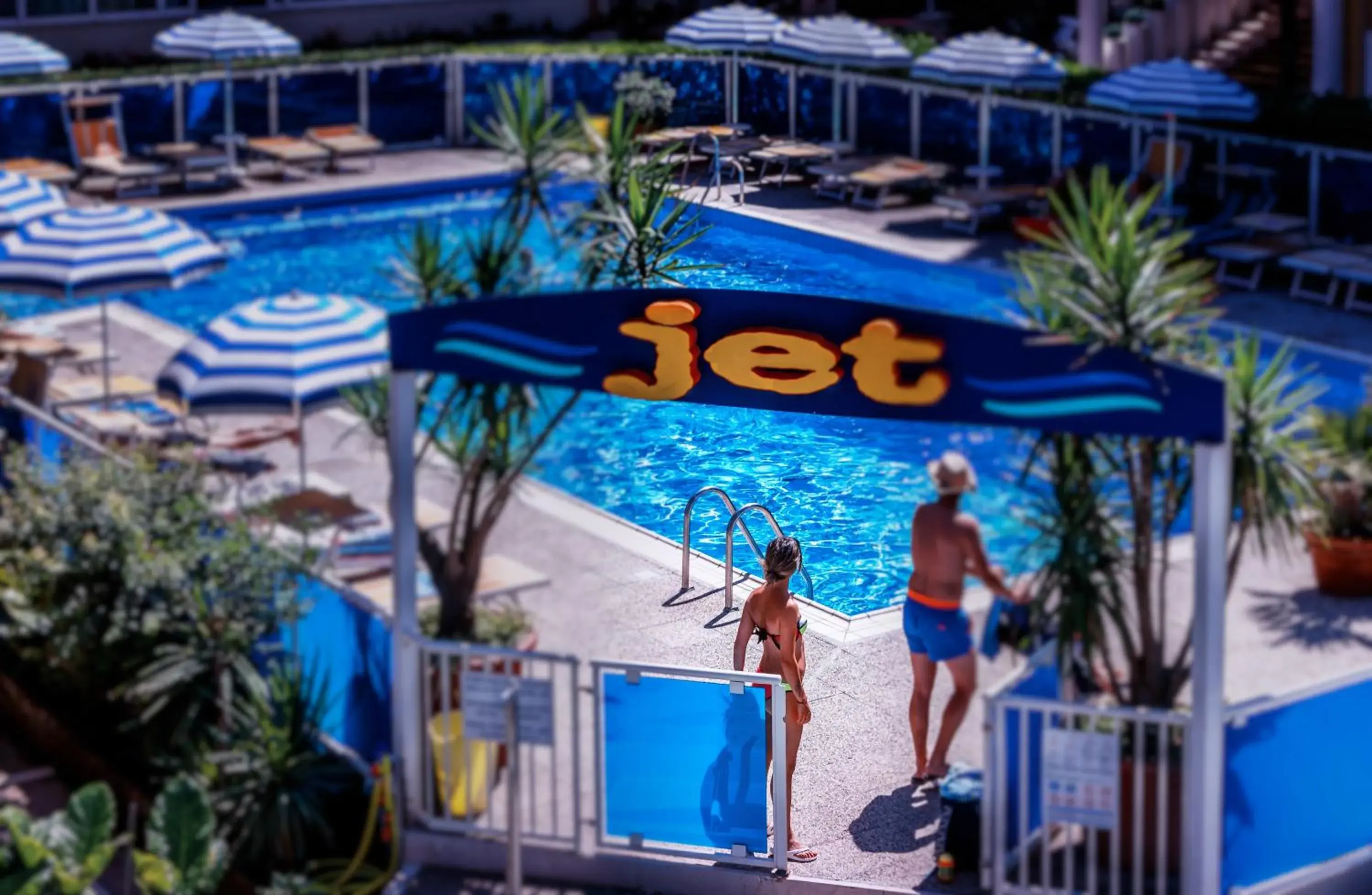 Swimming pool, Pool View in Hotel Jet