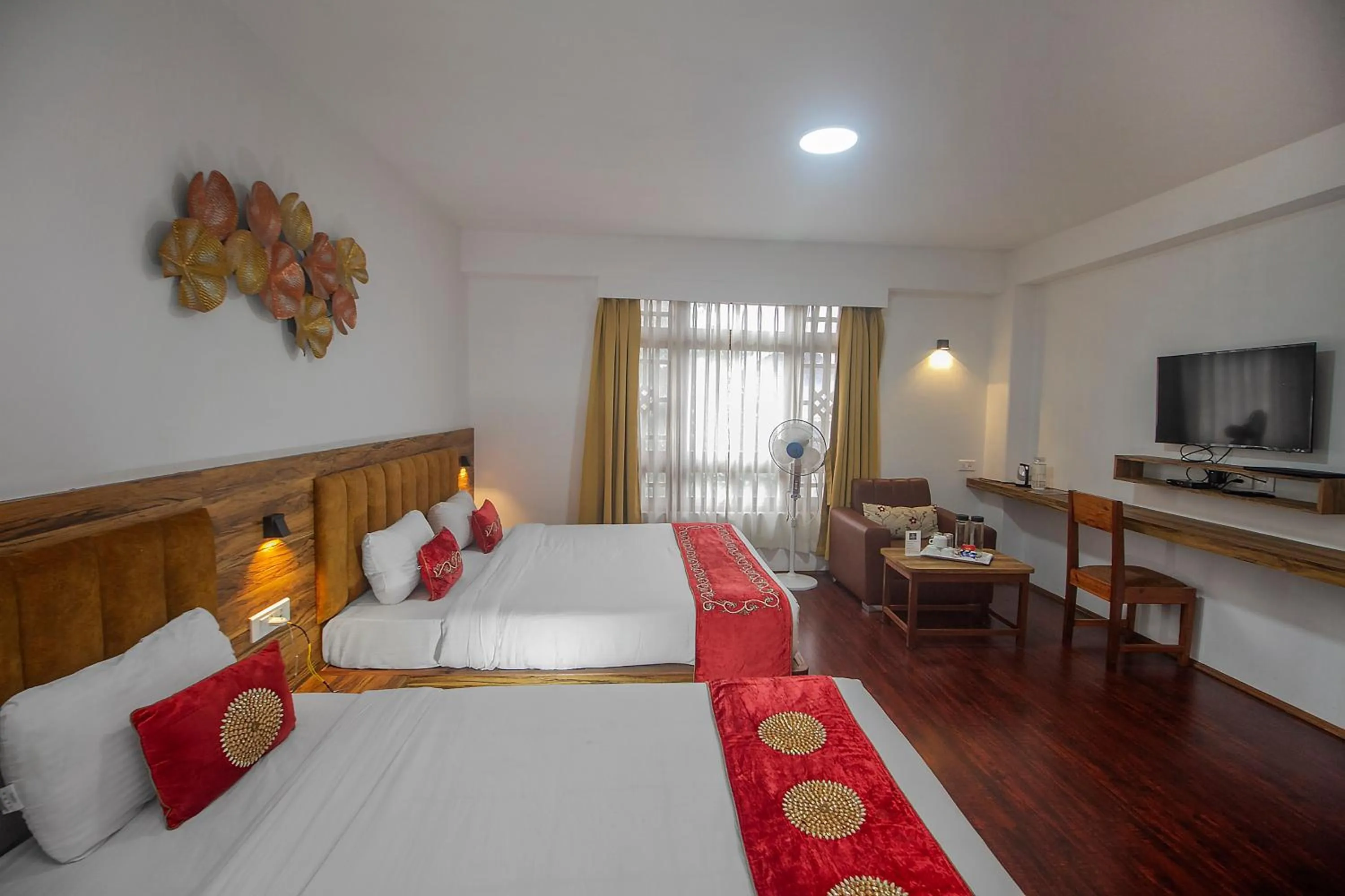 Bed in Palri Boutique Hotel