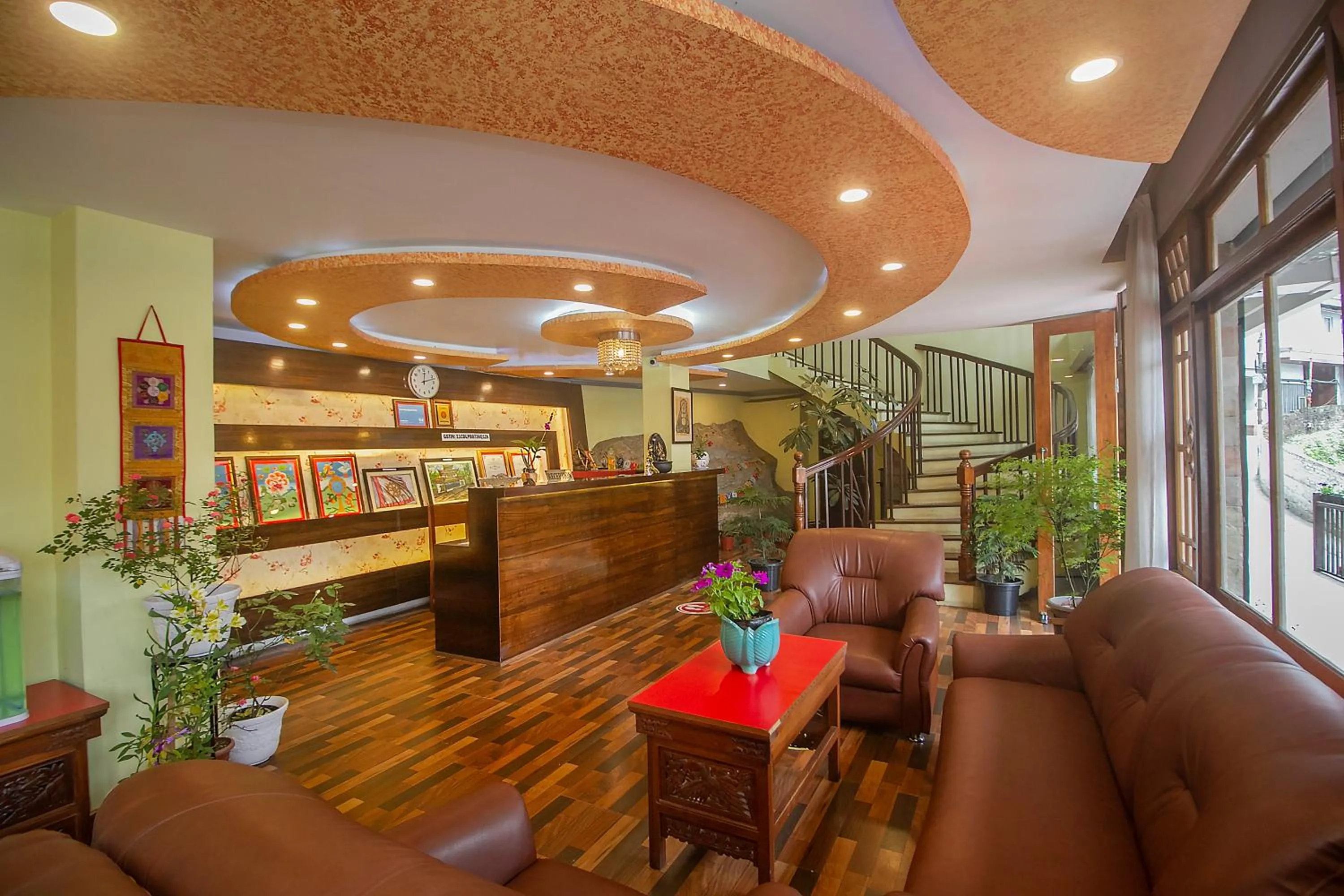 Seating area in Palri Boutique Hotel