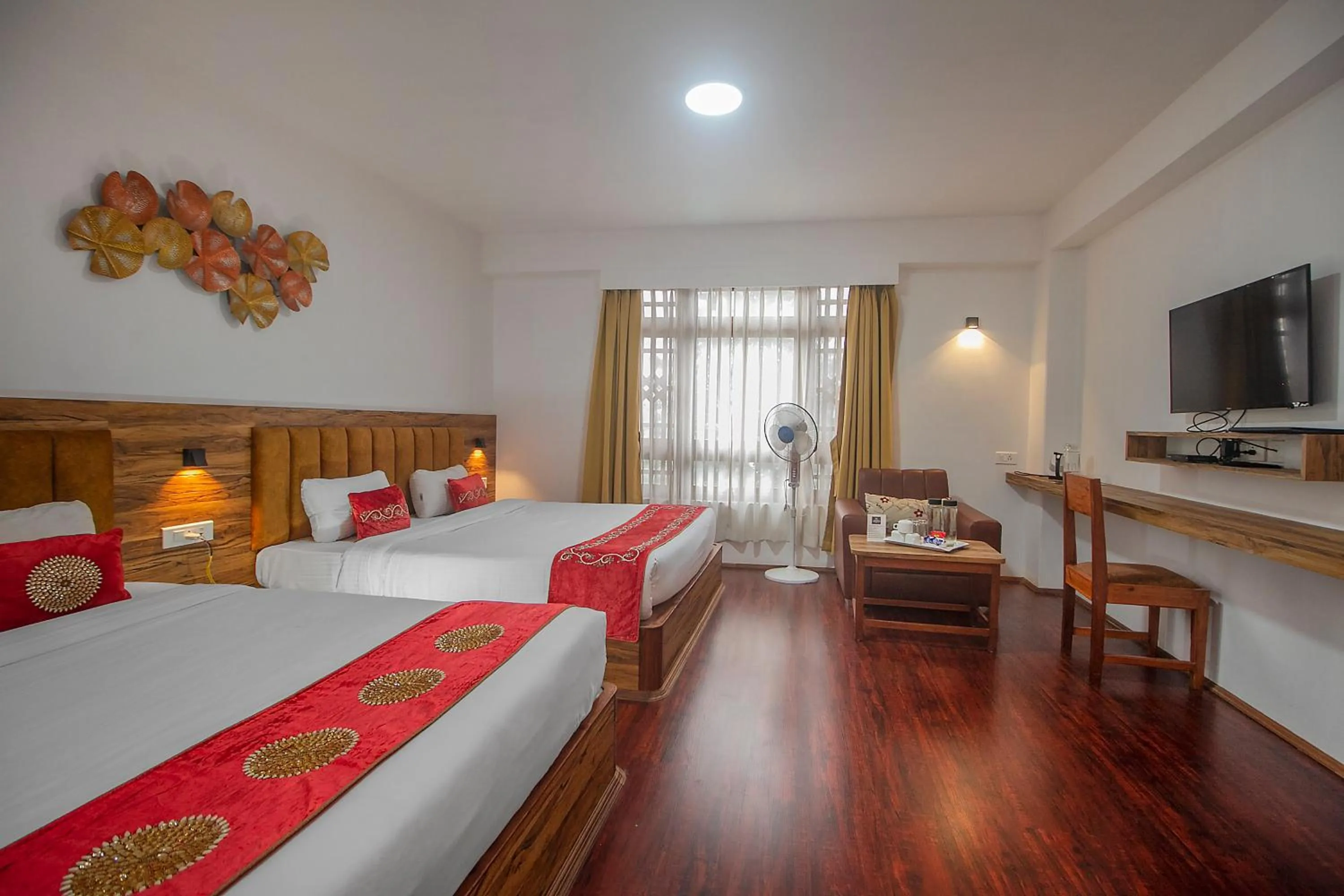 Bed in Palri Boutique Hotel