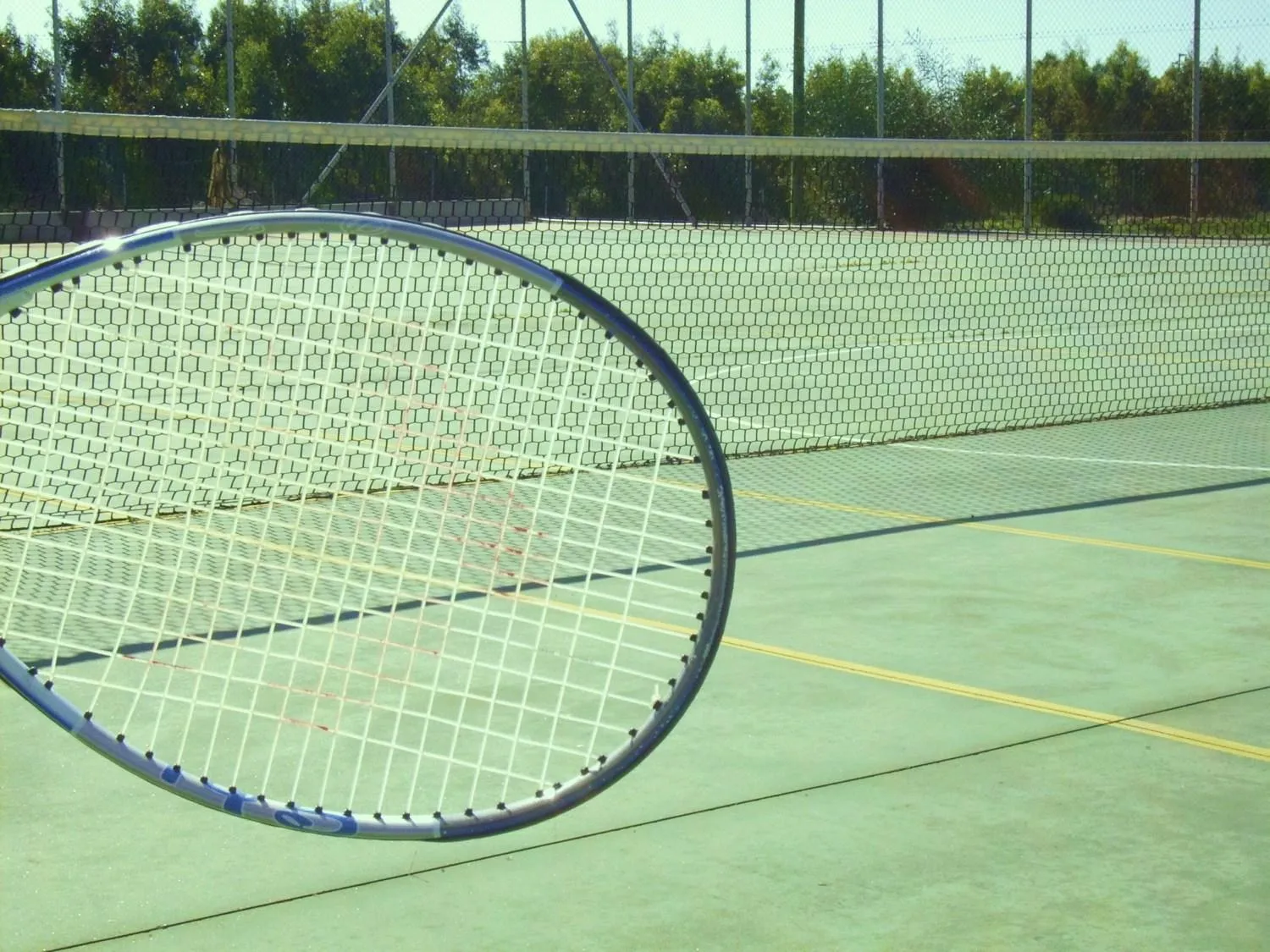 Tennis court in Hotel Perda Rubia