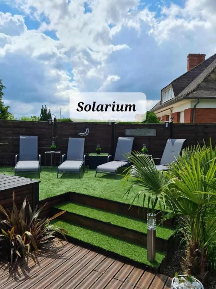 Solarium in Les Epinettes chambres d'hôtes