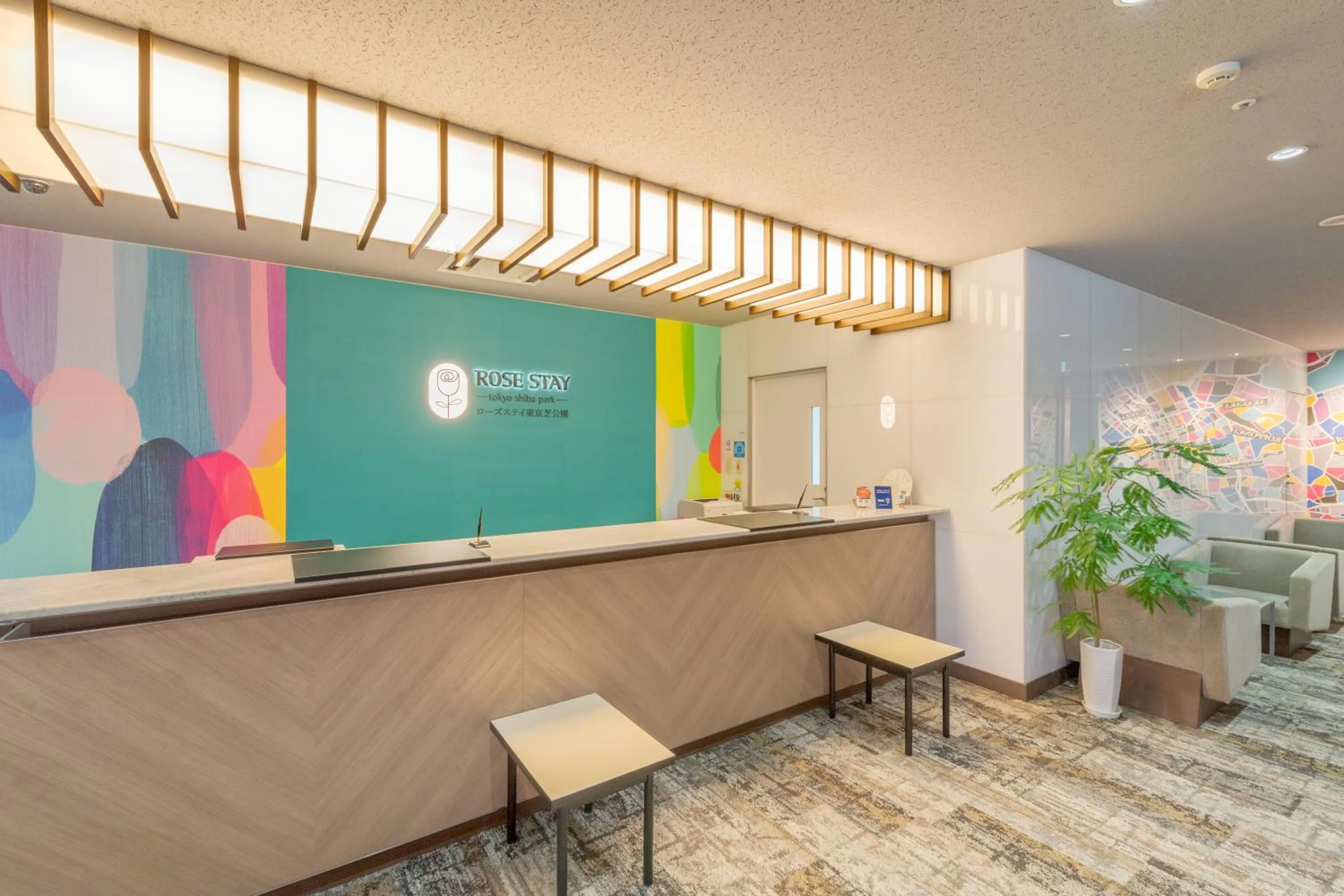 Lobby or reception in Rose Stay Tokyo Shiba Park
