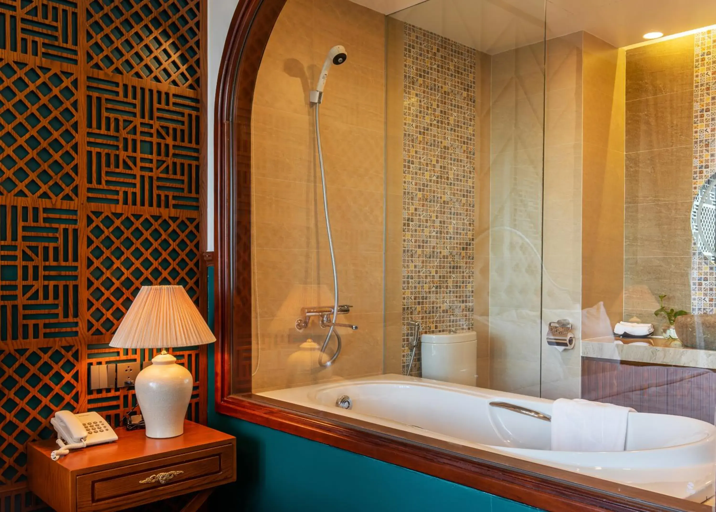 Bathroom in Boutik Cham NhaTrang Hotel Bathroom in Boutik Cham NhaTrang Hotel