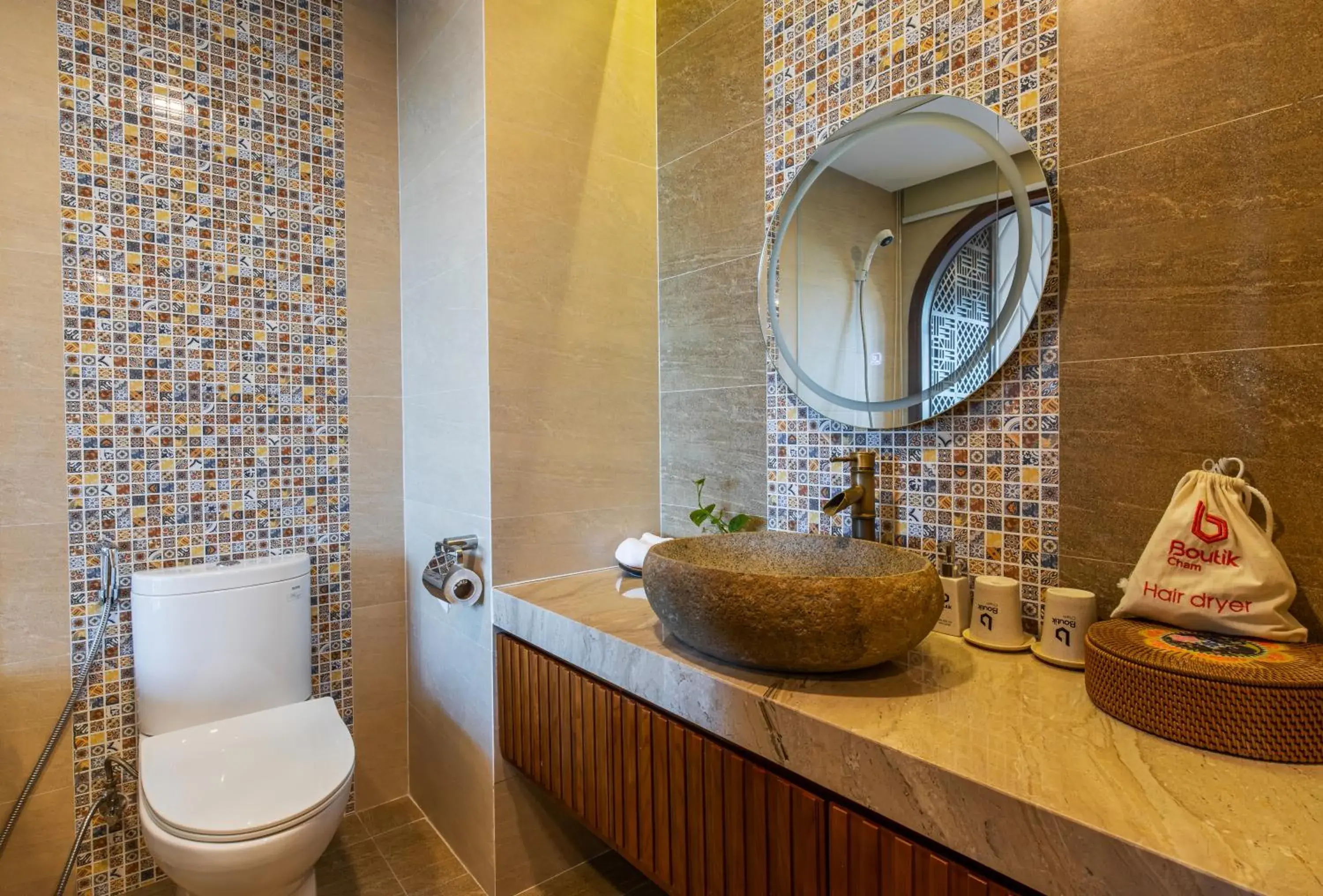 Bathroom in Boutik Cham NhaTrang Hotel Bathroom in Boutik Cham NhaTrang Hotel