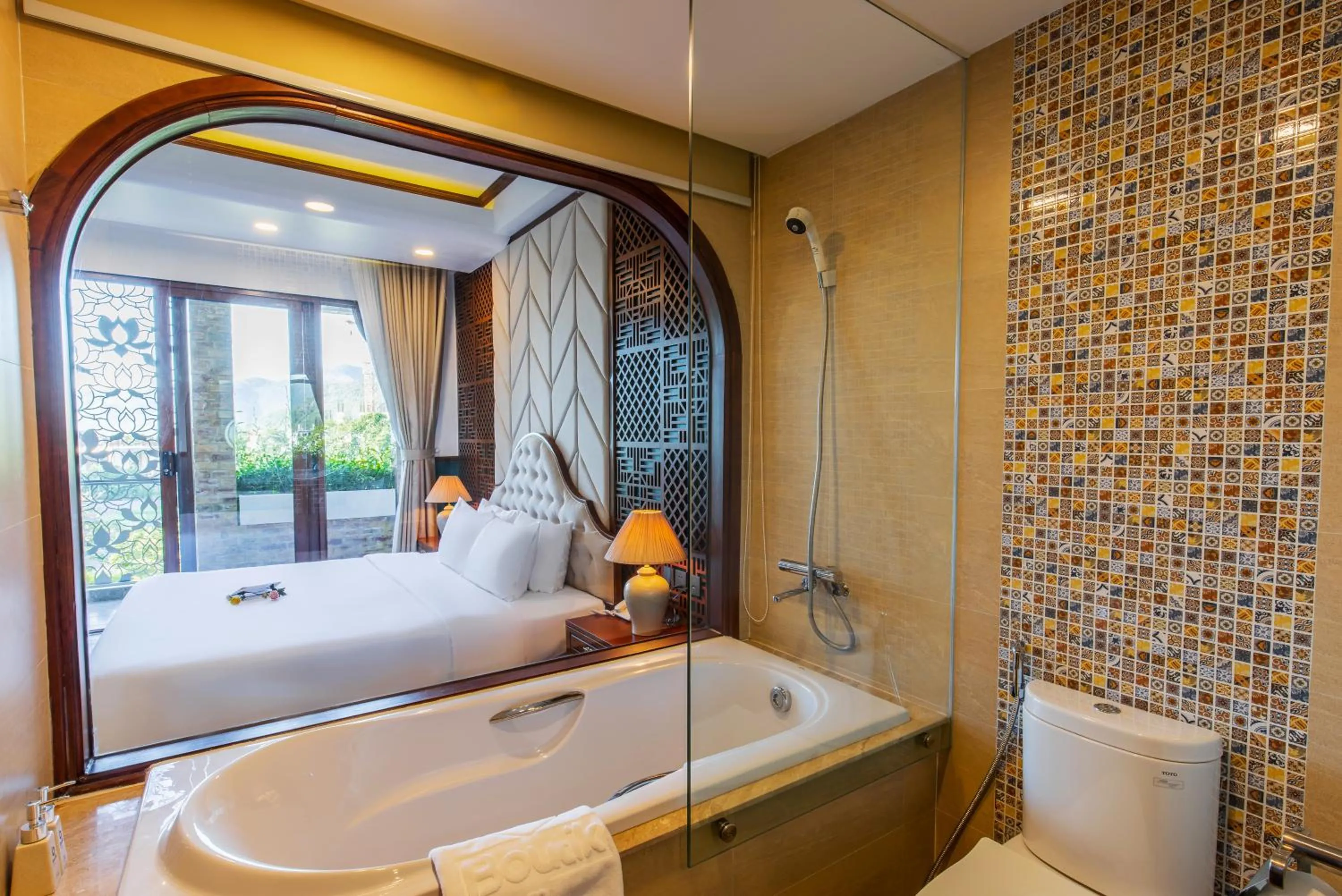 Shower in Boutik Cham NhaTrang Hotel