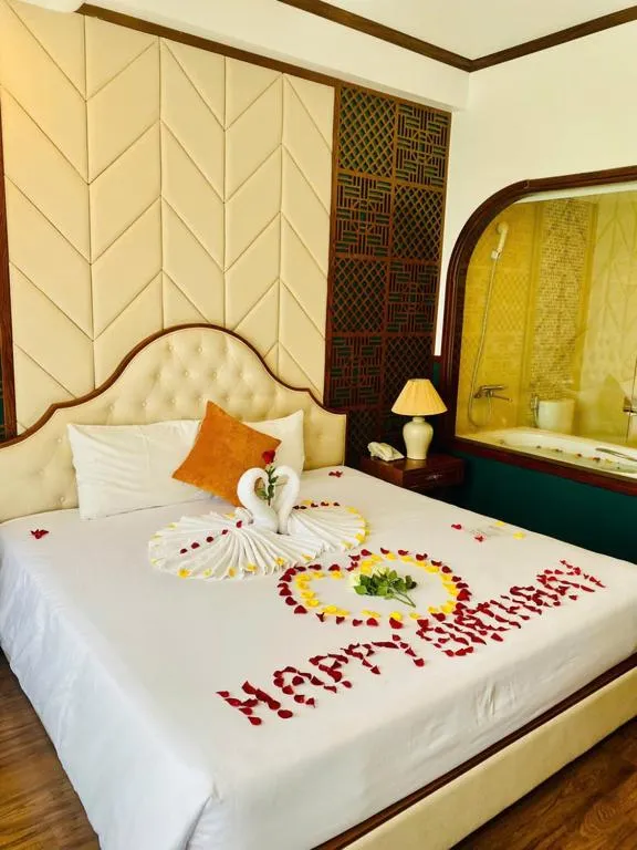 Bed in Boutik Cham NhaTrang Hotel