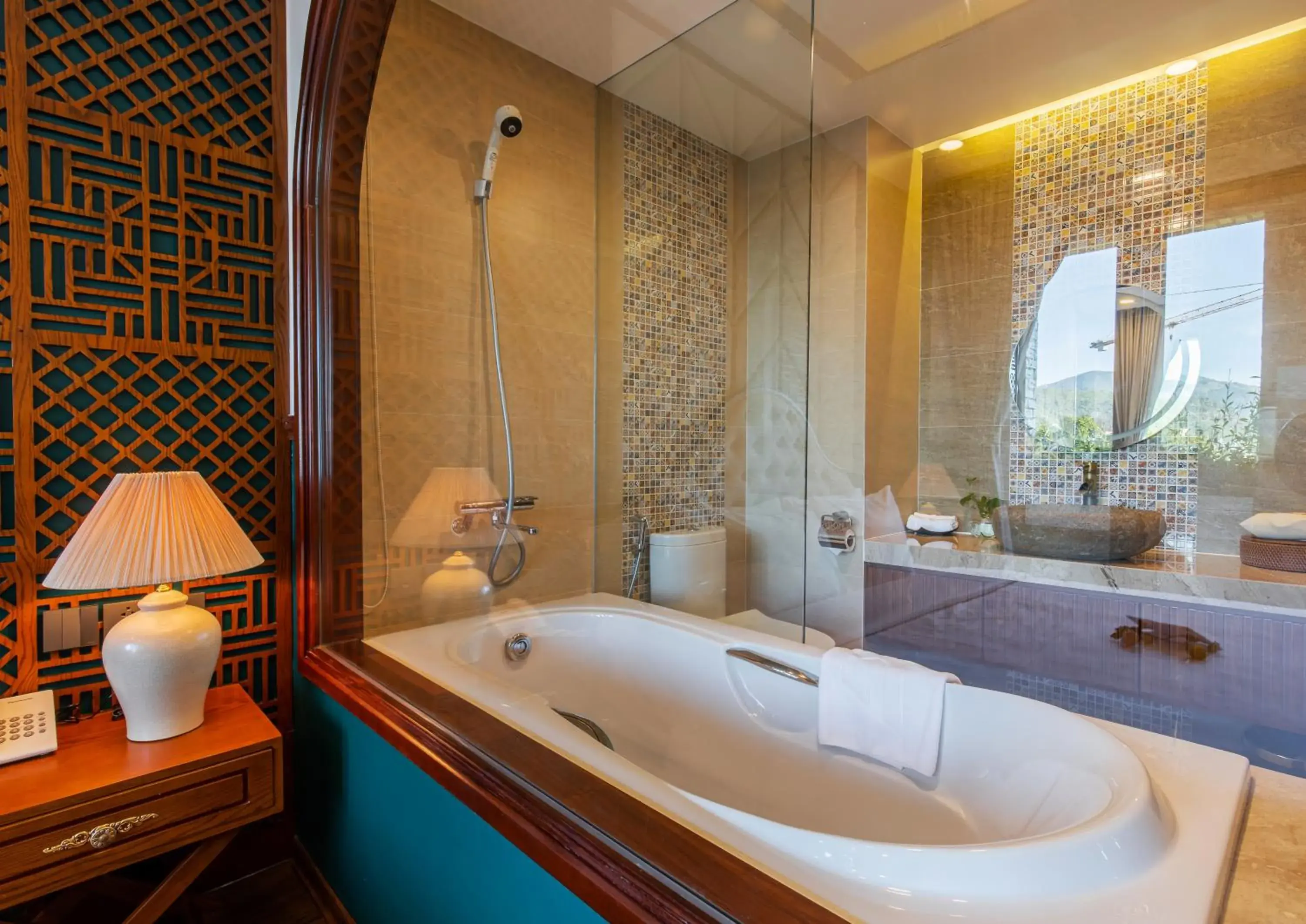 Bathroom in Boutik Cham NhaTrang Hotel Bathroom in Boutik Cham NhaTrang Hotel