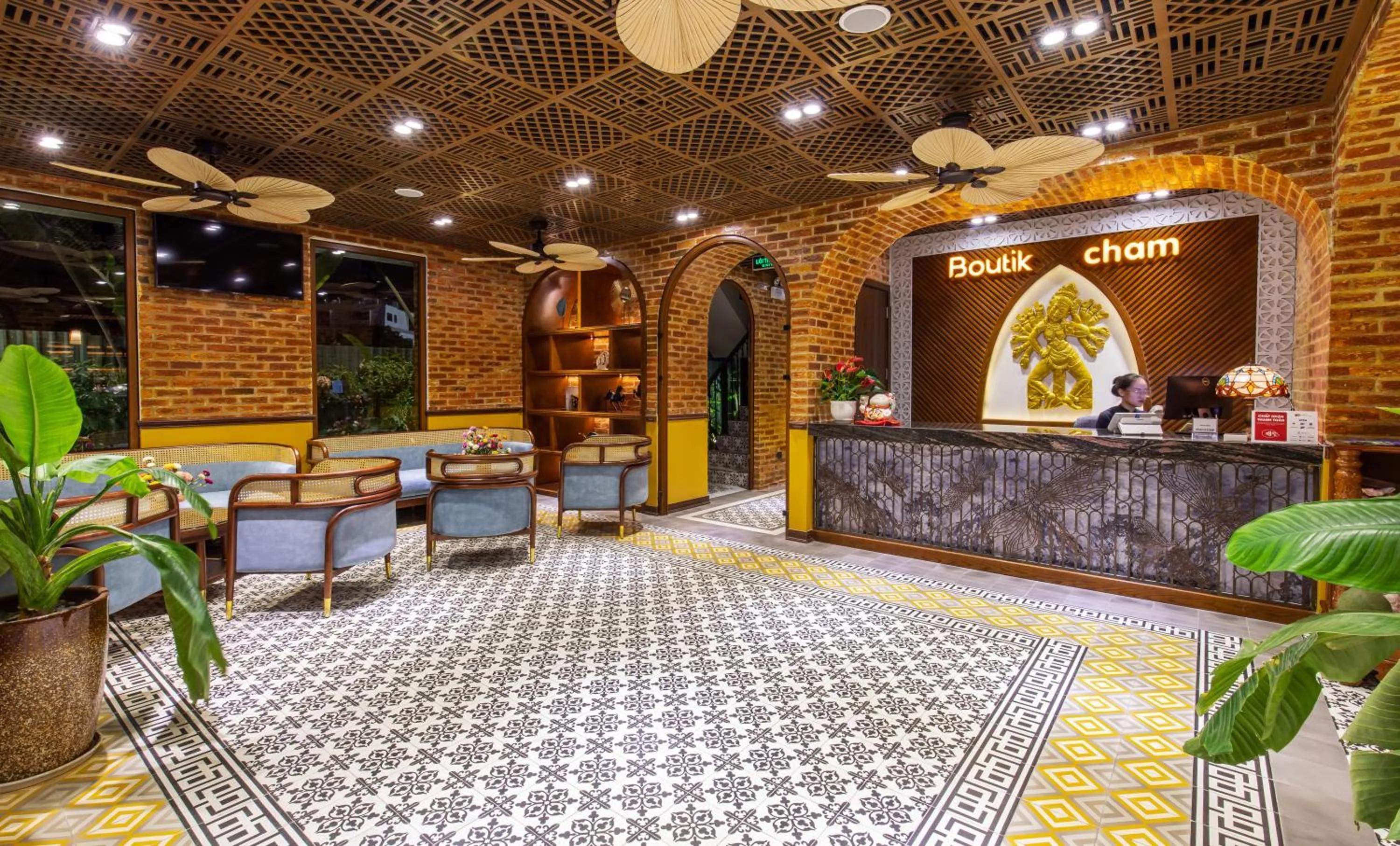 Lobby or reception in Boutik Cham NhaTrang Hotel