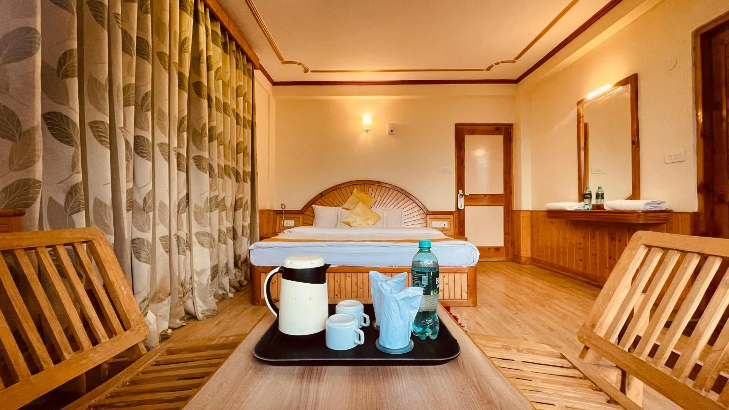 Bedroom, Bed in Himalayan adventure Cottages & Budget Friendly BNB Manali