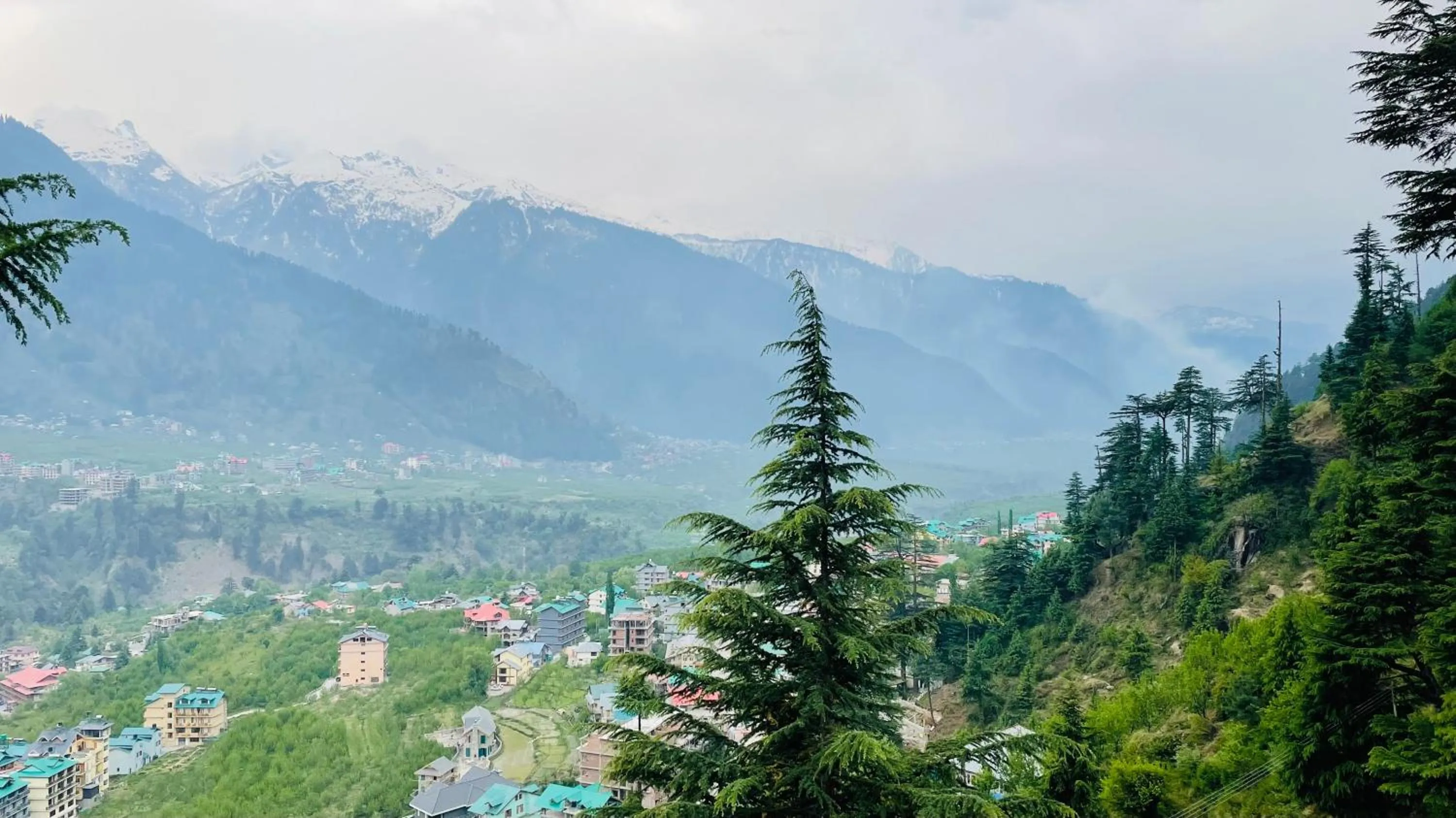 Natural landscape in Himalayan adventure Cottages & Budget Friendly BNB Manali