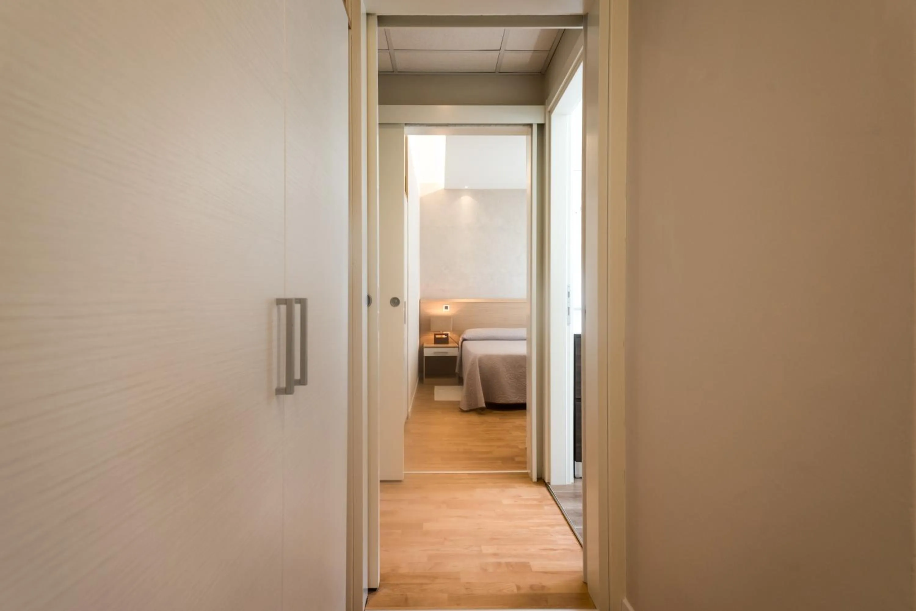 Bed in Hotel Eurovil Garni