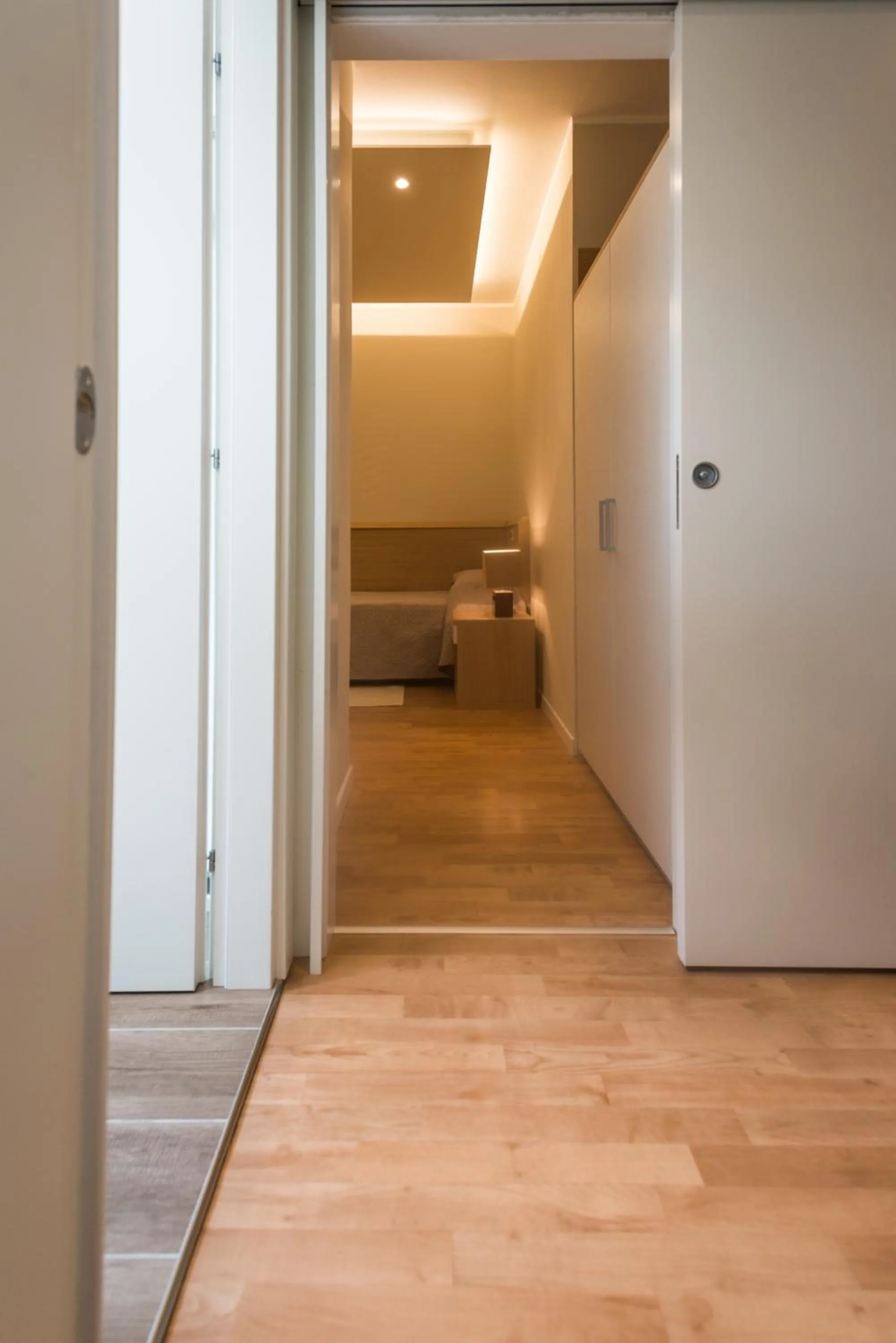 Bed in Hotel Eurovil Garni