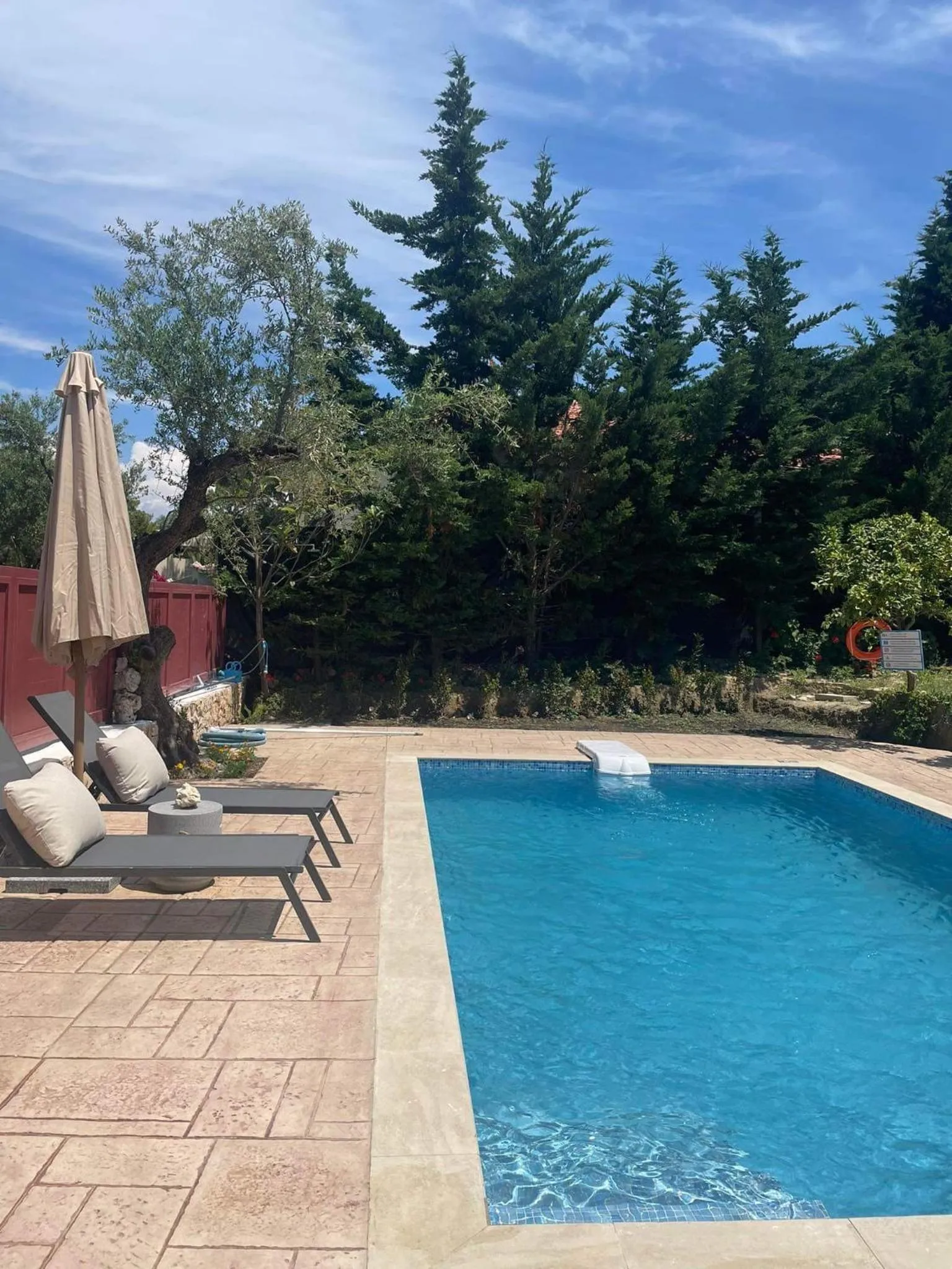 Swimming pool in Nissi Collection Rooms