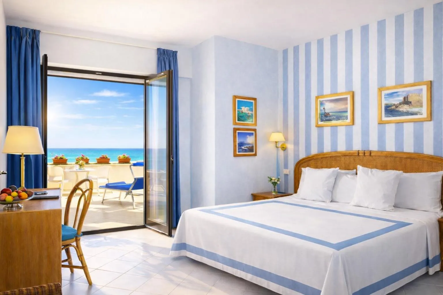 Bed in Hotel Del Levante