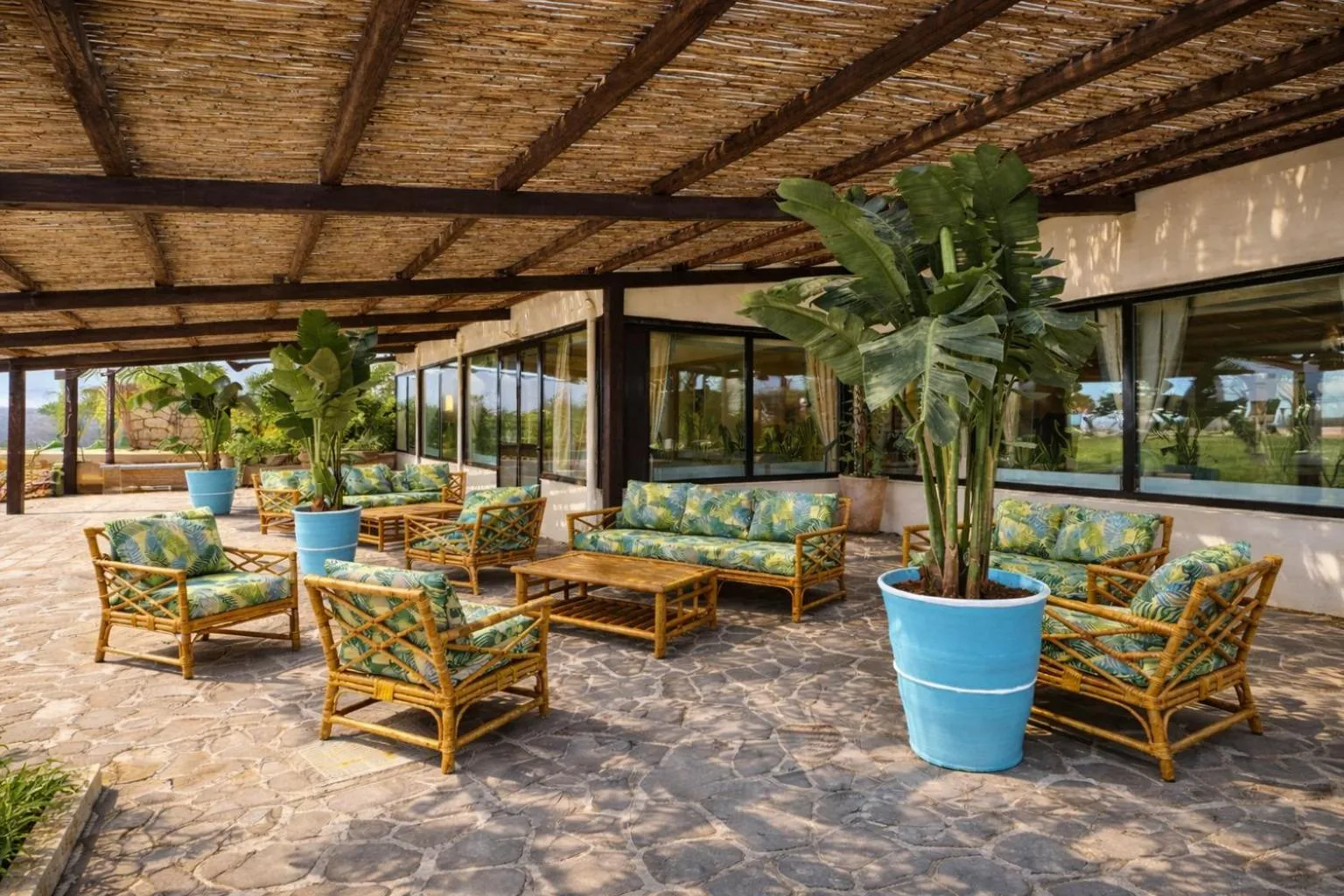 Seating area in Hotel Del Levante
