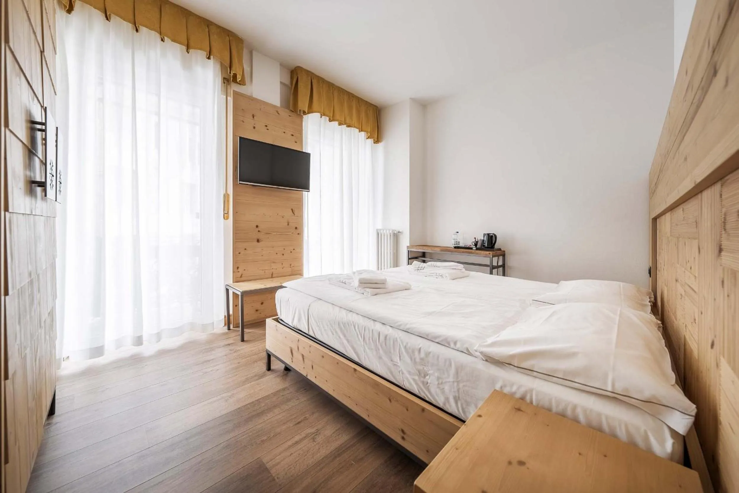 Bed in Hotel Olimpia