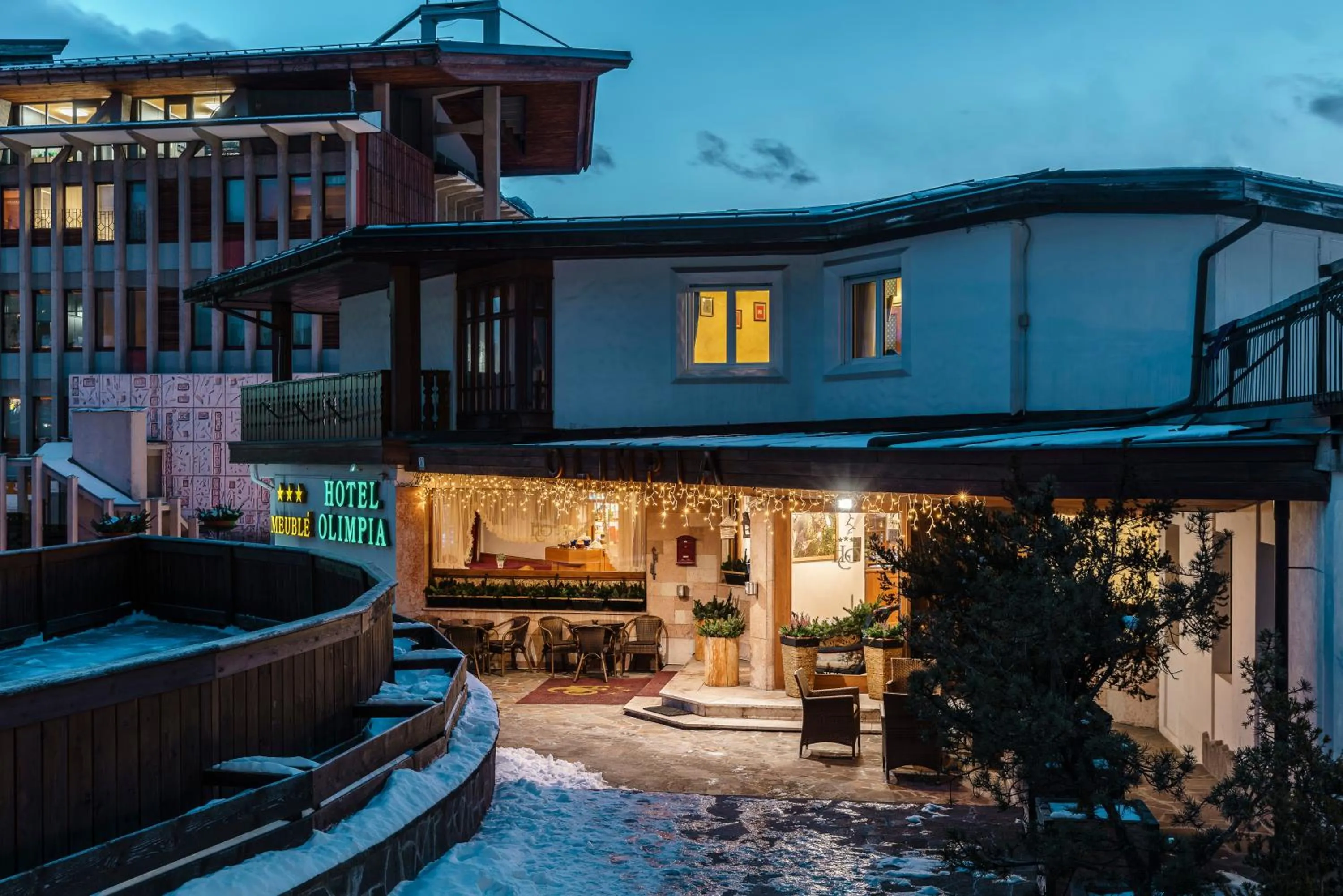 Property building in Hotel Olimpia