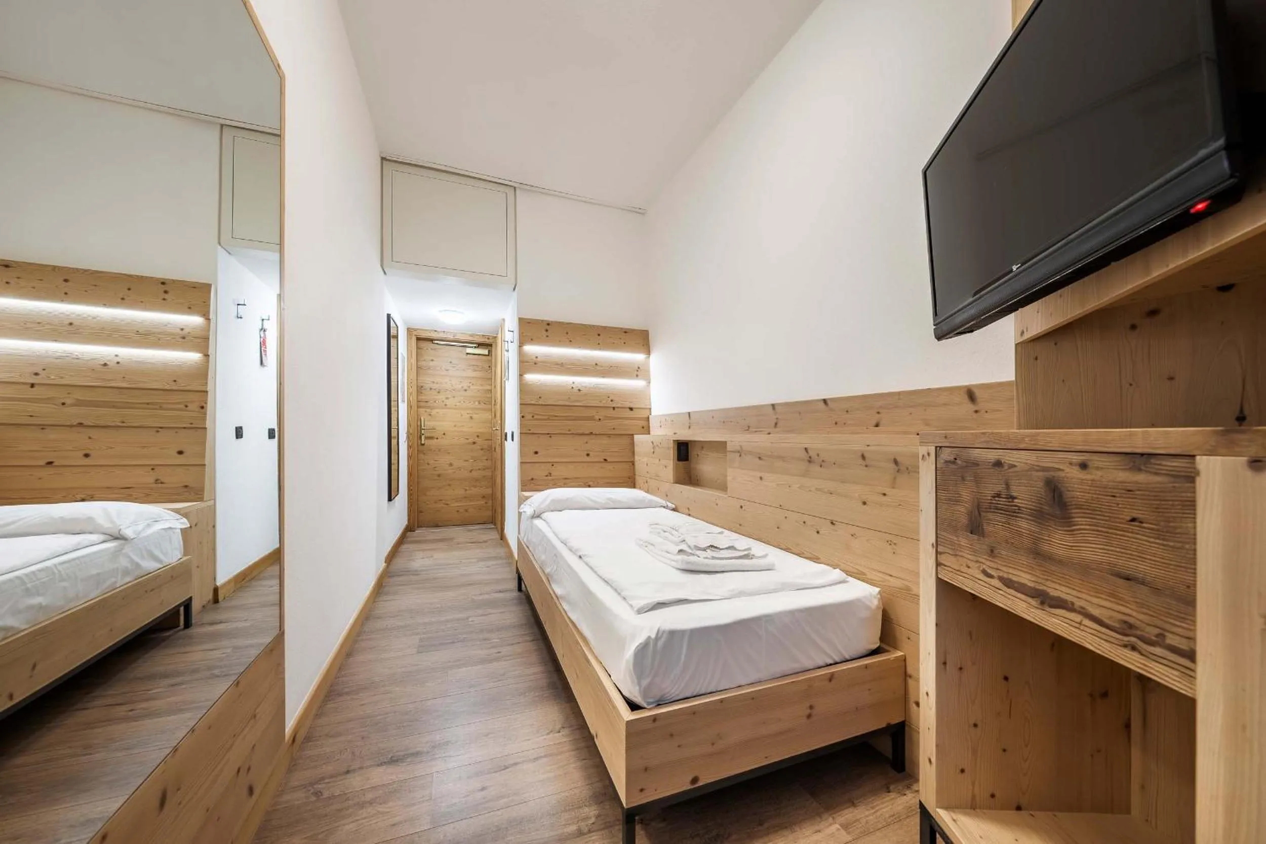 Bed in Hotel Olimpia