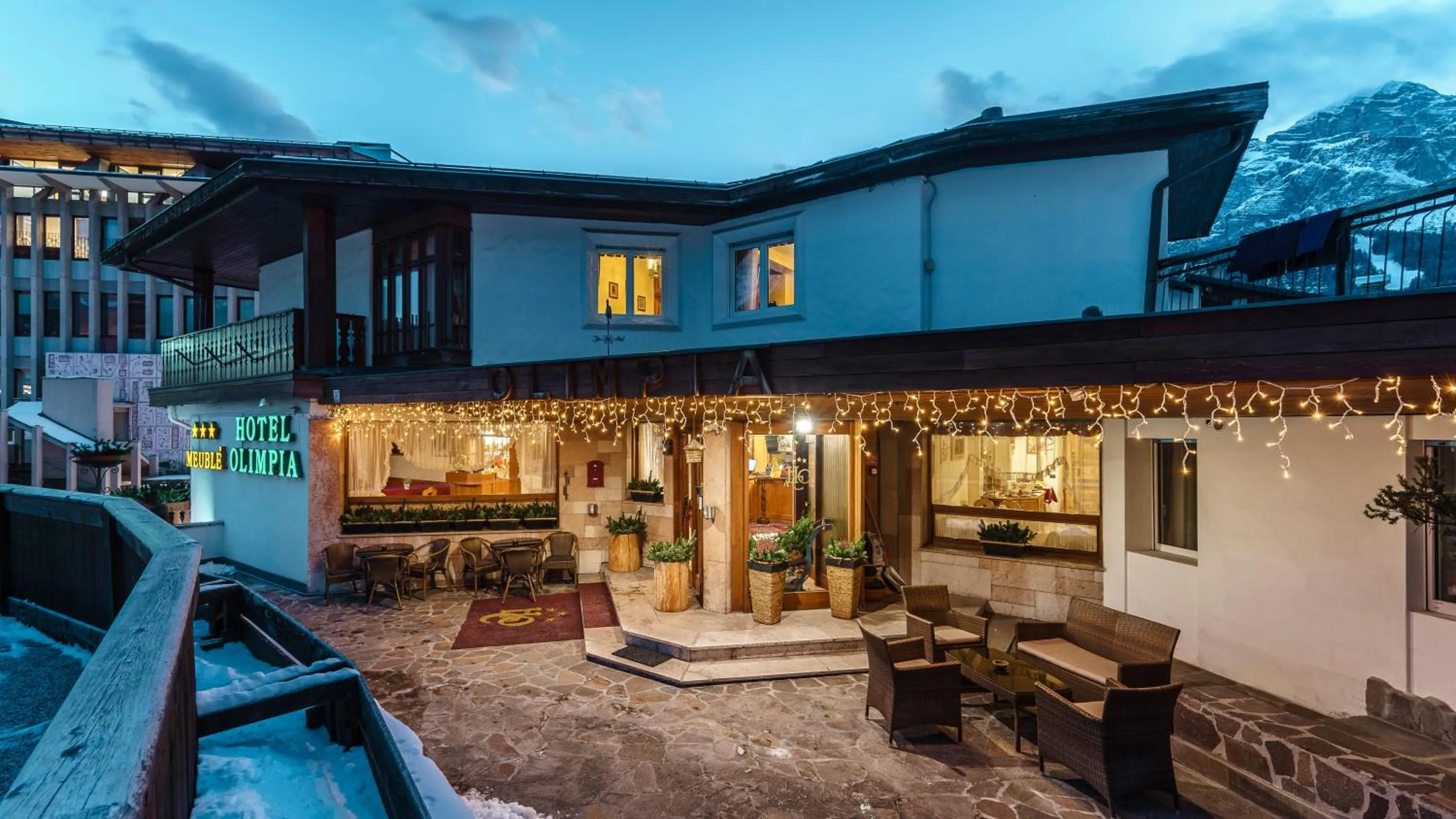 Property building in Hotel Olimpia