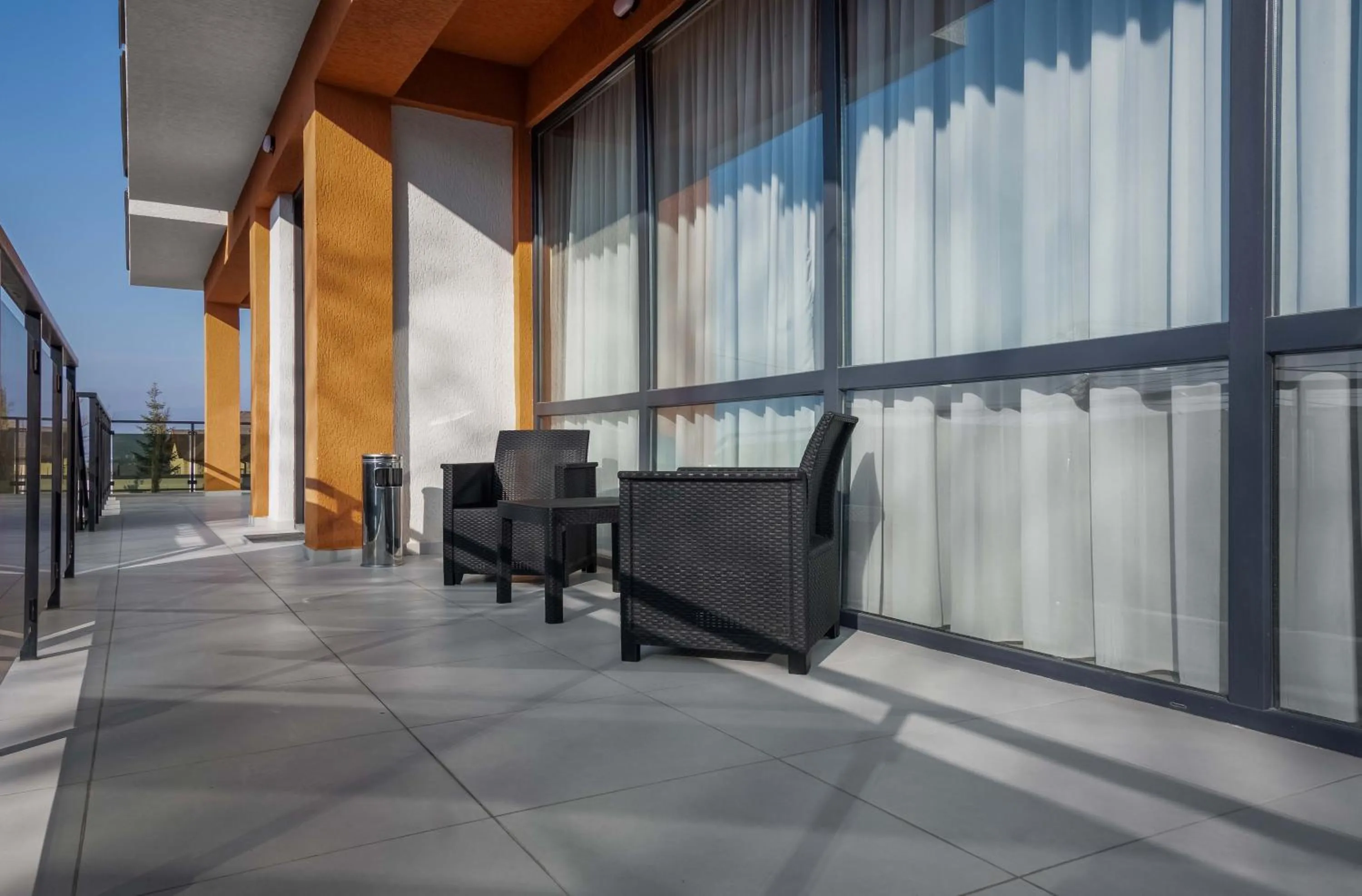 Patio in Hotel Alexandria