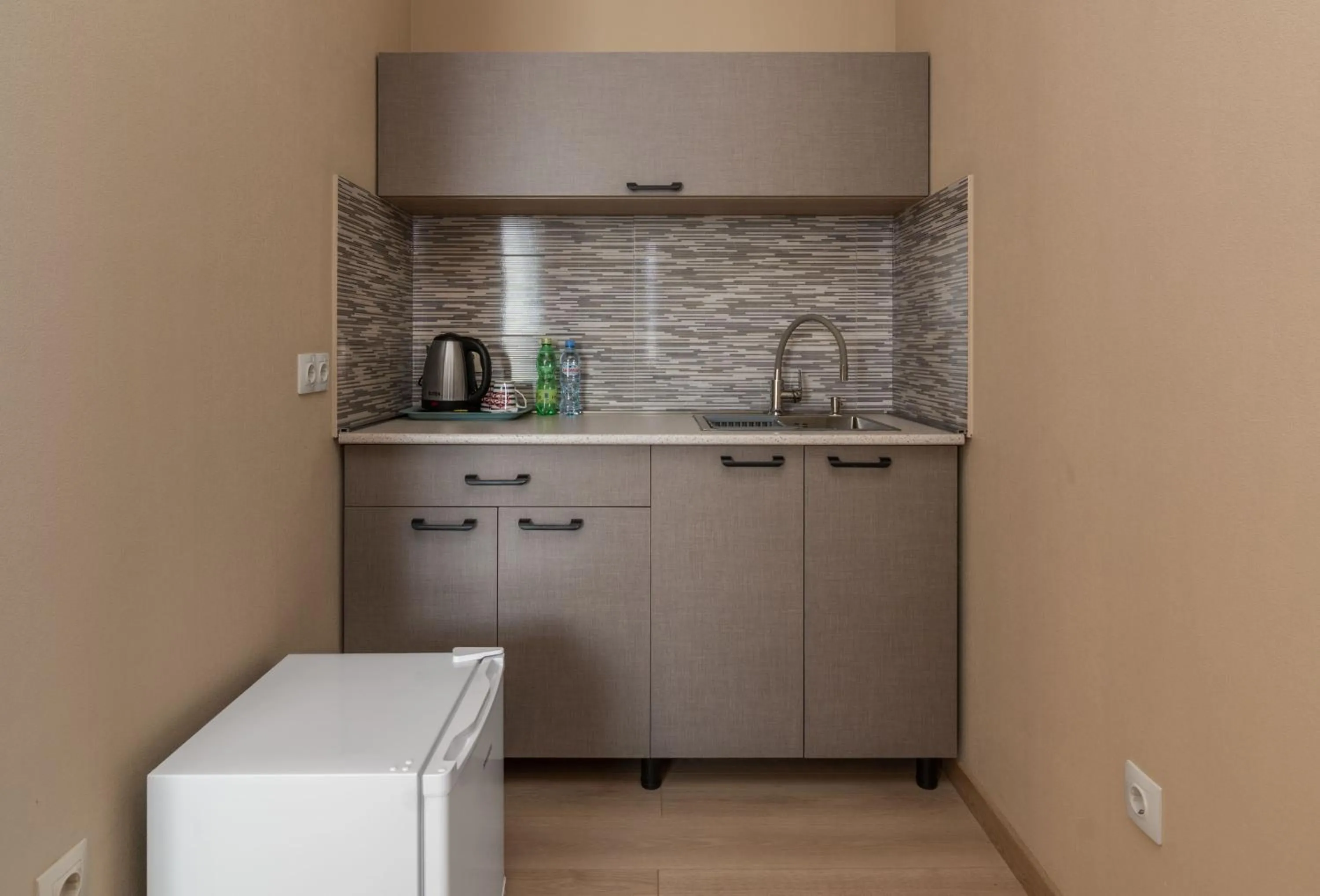 Kitchen or kitchenette in Hotel Alexandria