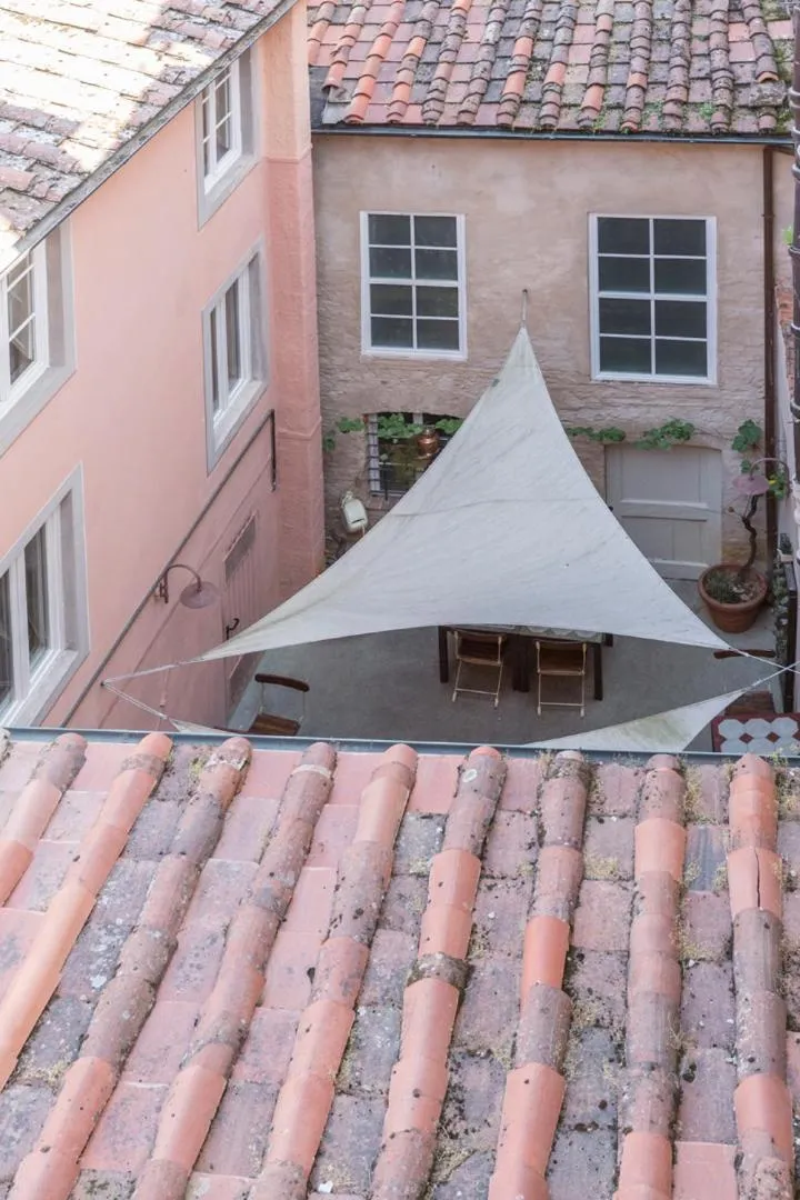 Inner courtyard view in Hotel Alla Corte degli Angeli