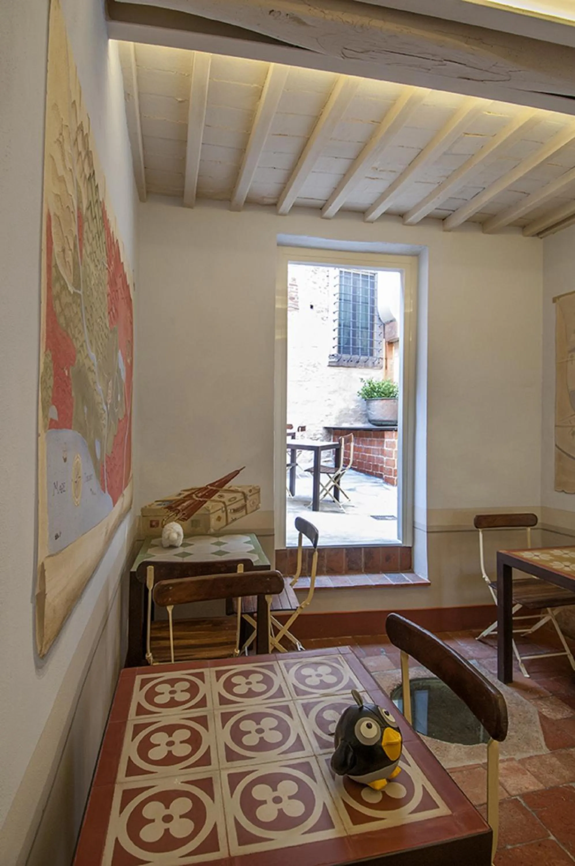 Decorative detail in Hotel Alla Corte degli Angeli