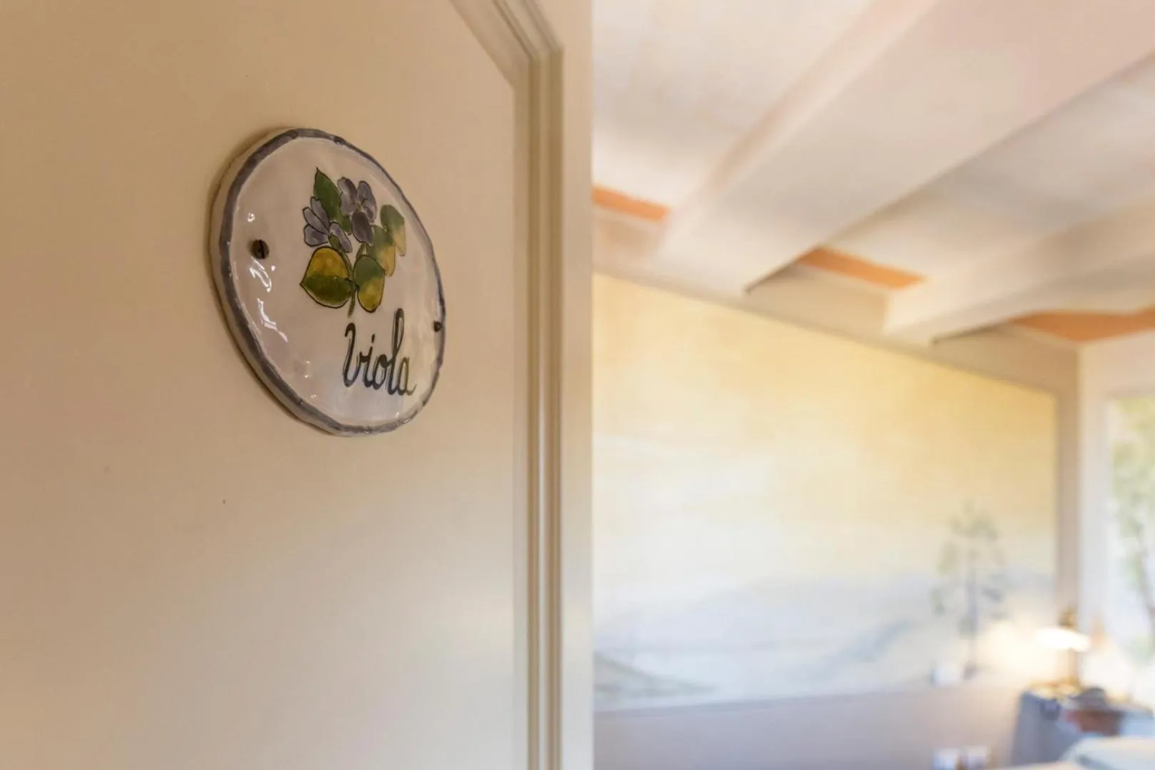 Decorative detail in Hotel Alla Corte degli Angeli