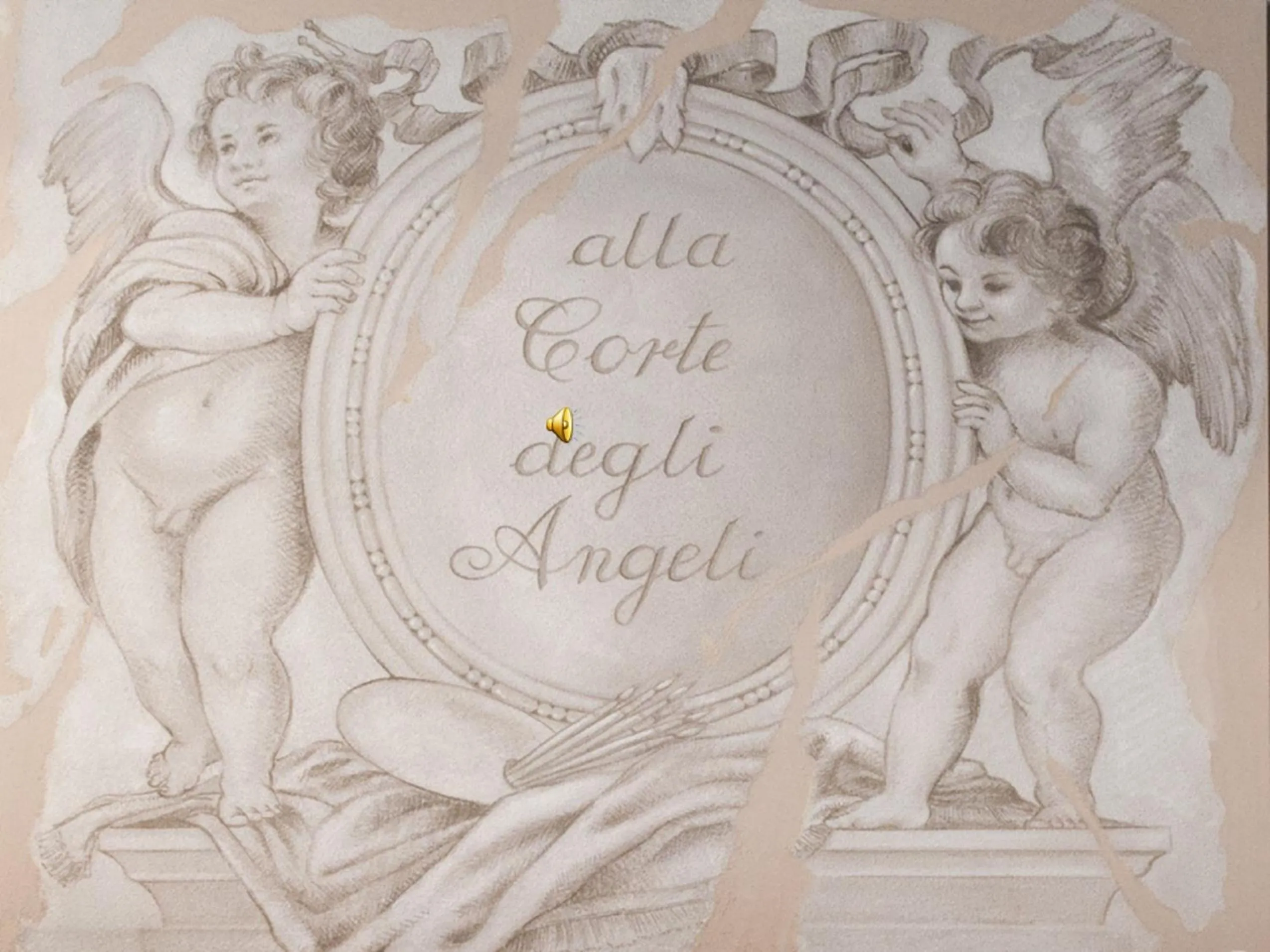 Decorative detail in Hotel Alla Corte degli Angeli