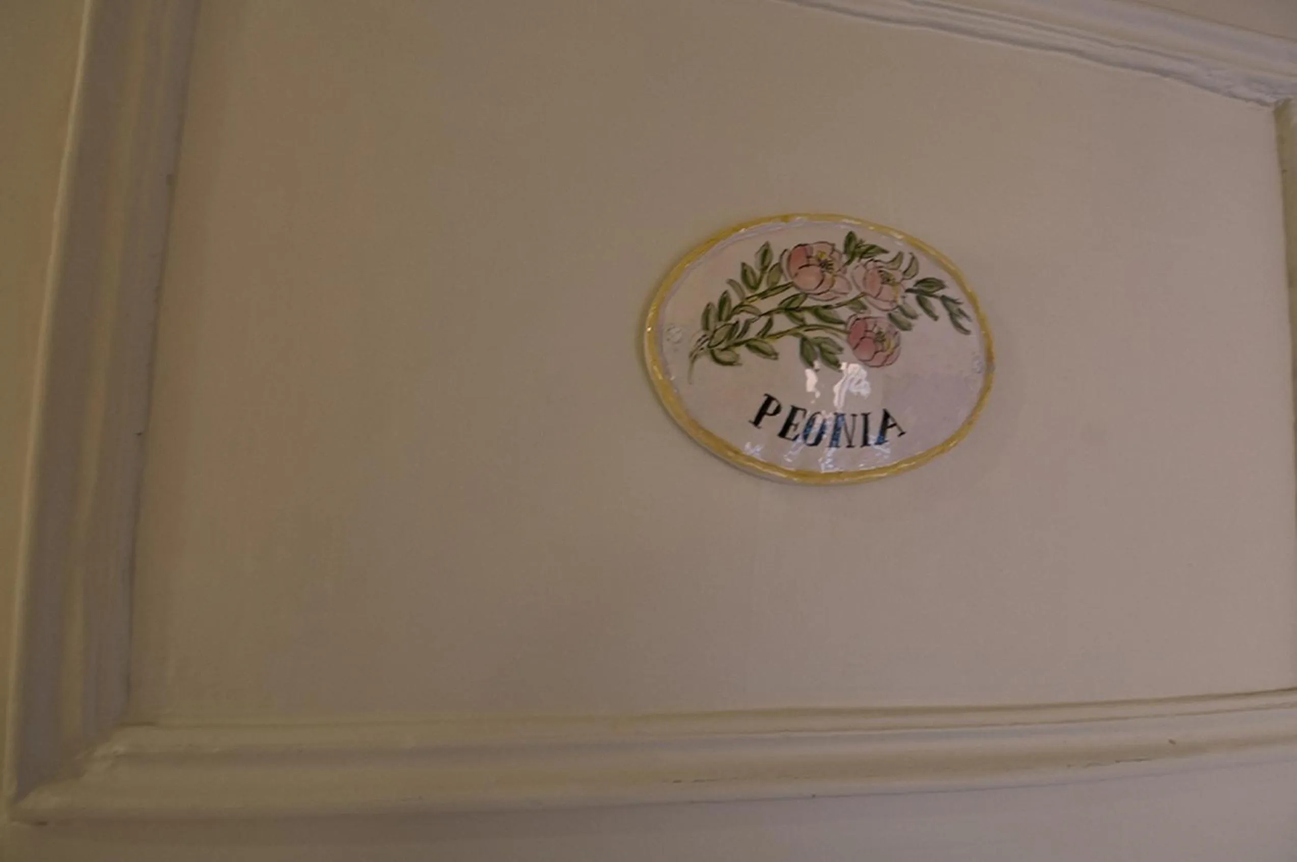 Decorative detail in Hotel Alla Corte degli Angeli