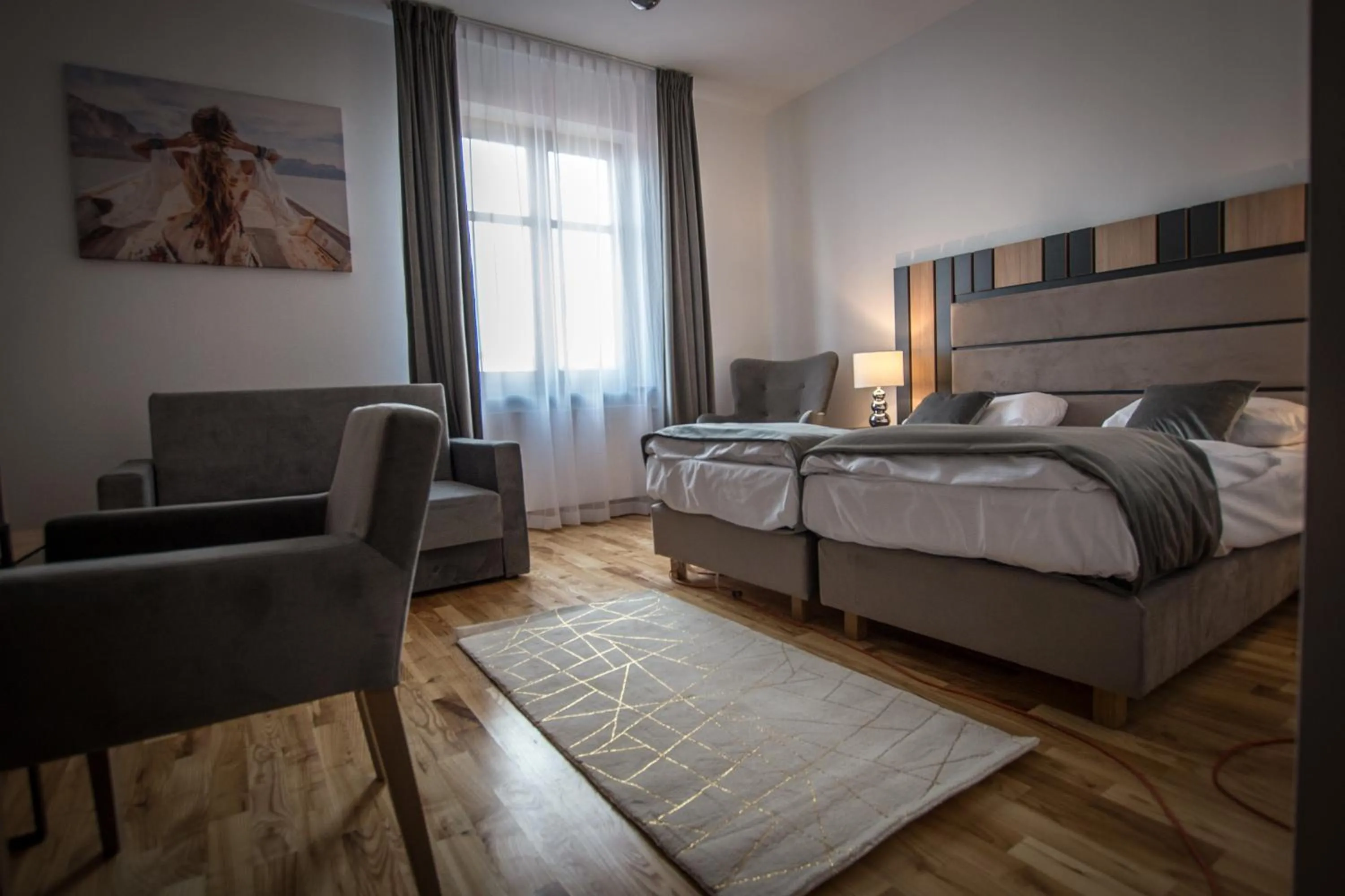 Bed in Hotel Sukcesor