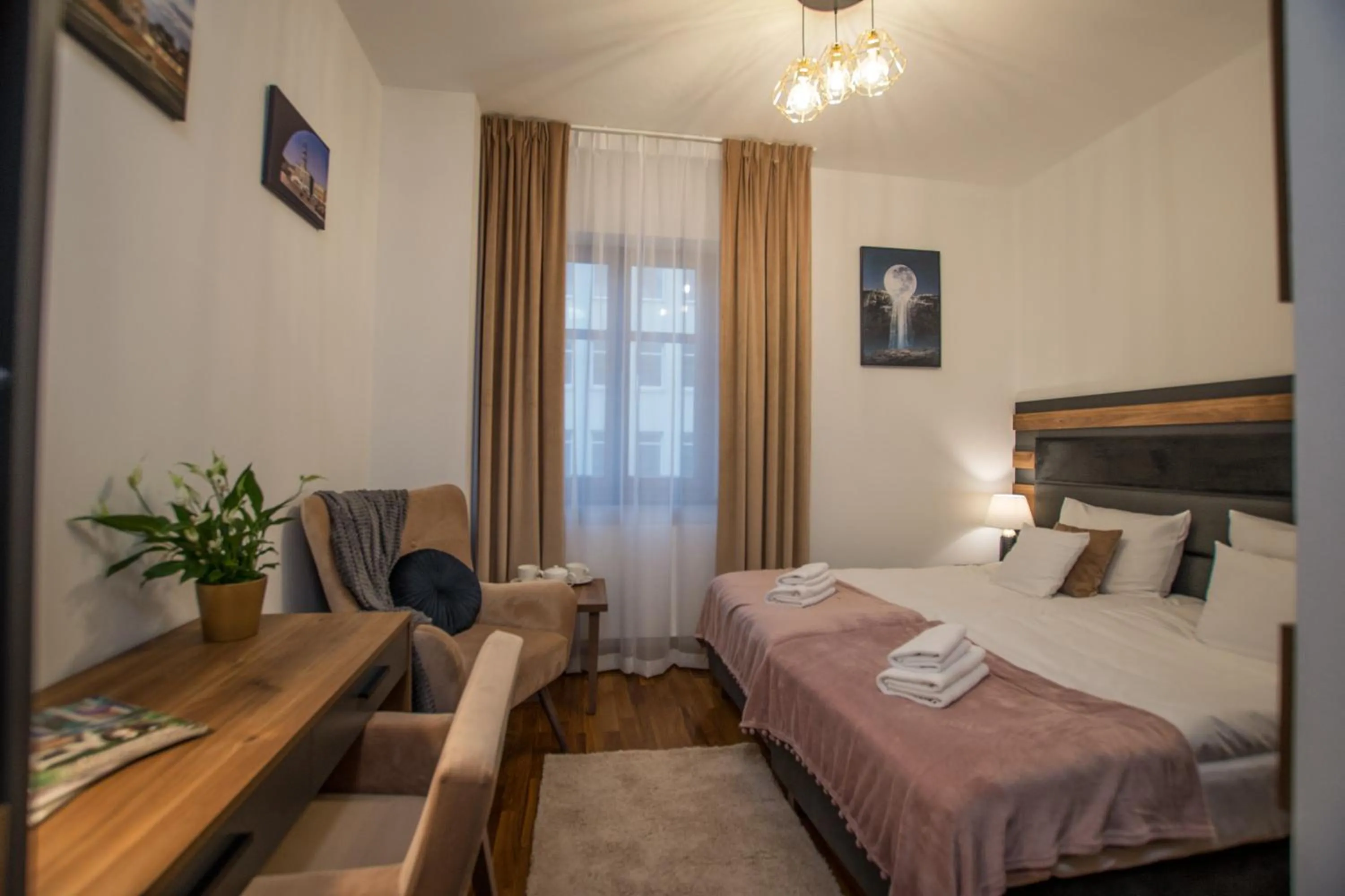 Bed in Hotel Sukcesor