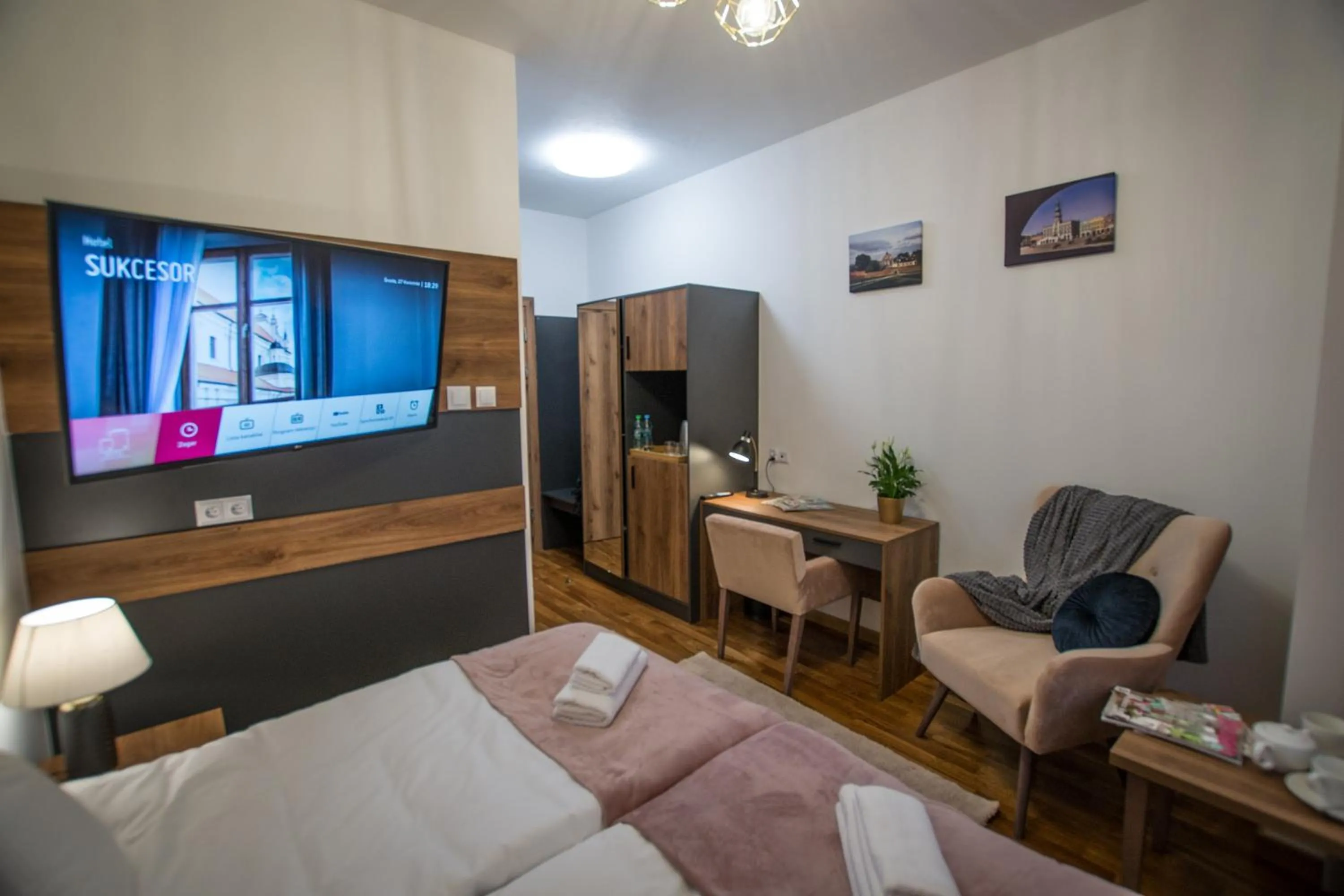 TV and multimedia, Bed in Hotel Sukcesor