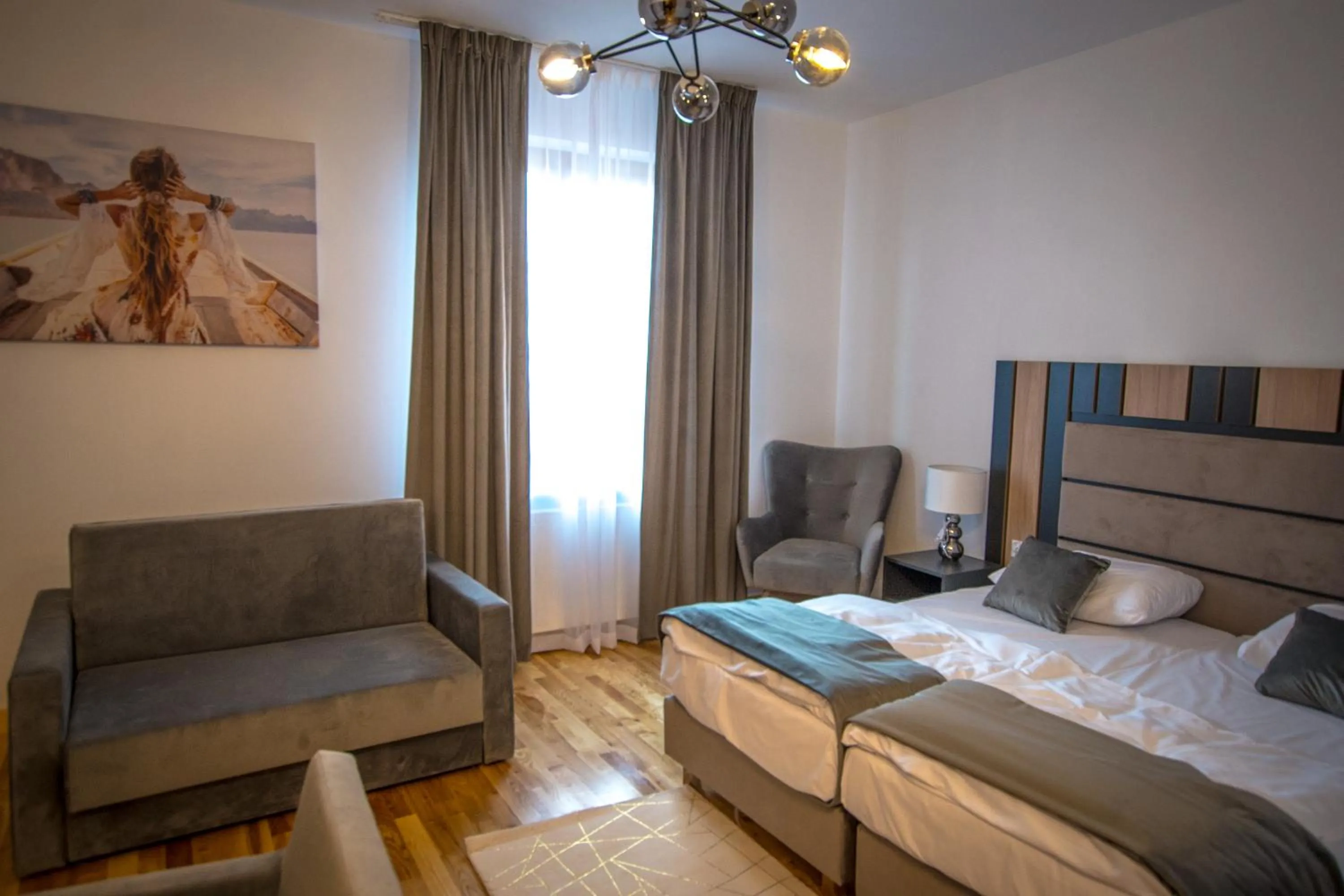 Bed in Hotel Sukcesor